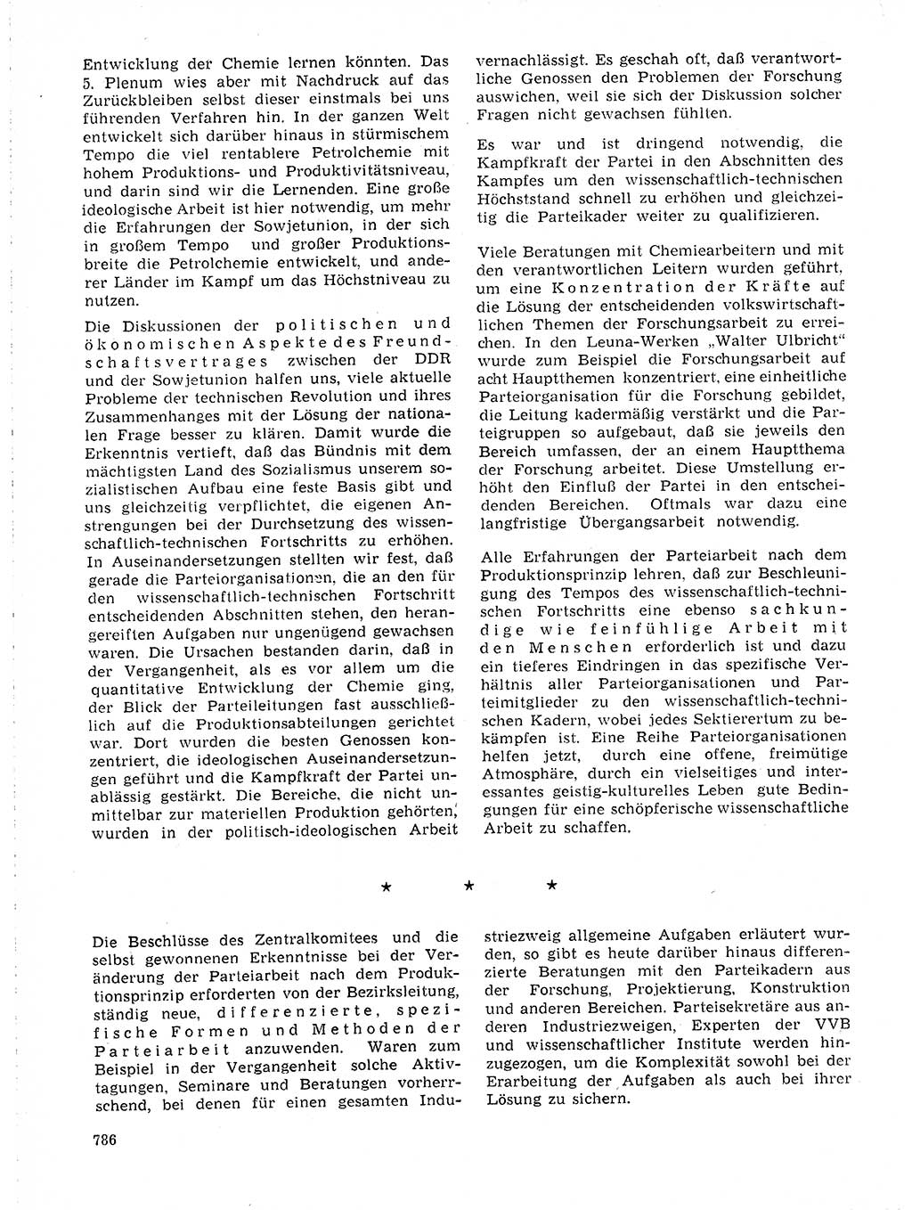 Neuer Weg (NW), Organ des Zentralkomitees (ZK) der SED (Sozialistische Einheitspartei Deutschlands) für Fragen des Parteilebens, 19. Jahrgang [Deutsche Demokratische Republik (DDR)] 1964, Seite 786 (NW ZK SED DDR 1964, S. 786)
