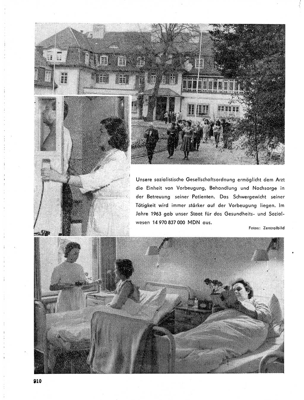 Neuer Weg (NW), Organ des Zentralkomitees (ZK) der SED (Sozialistische Einheitspartei Deutschlands) für Fragen des Parteilebens, 19. Jahrgang [Deutsche Demokratische Republik (DDR)] 1964, Seite 910 (NW ZK SED DDR 1964, S. 910)