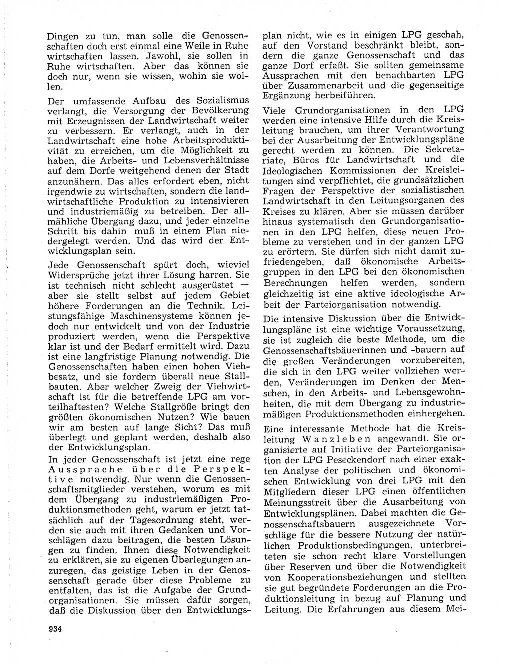 Neuer Weg (NW), Organ des Zentralkomitees (ZK) der SED (Sozialistische Einheitspartei Deutschlands) für Fragen des Parteilebens, 19. Jahrgang [Deutsche Demokratische Republik (DDR)] 1964, Seite 934 (NW ZK SED DDR 1964, S. 934)