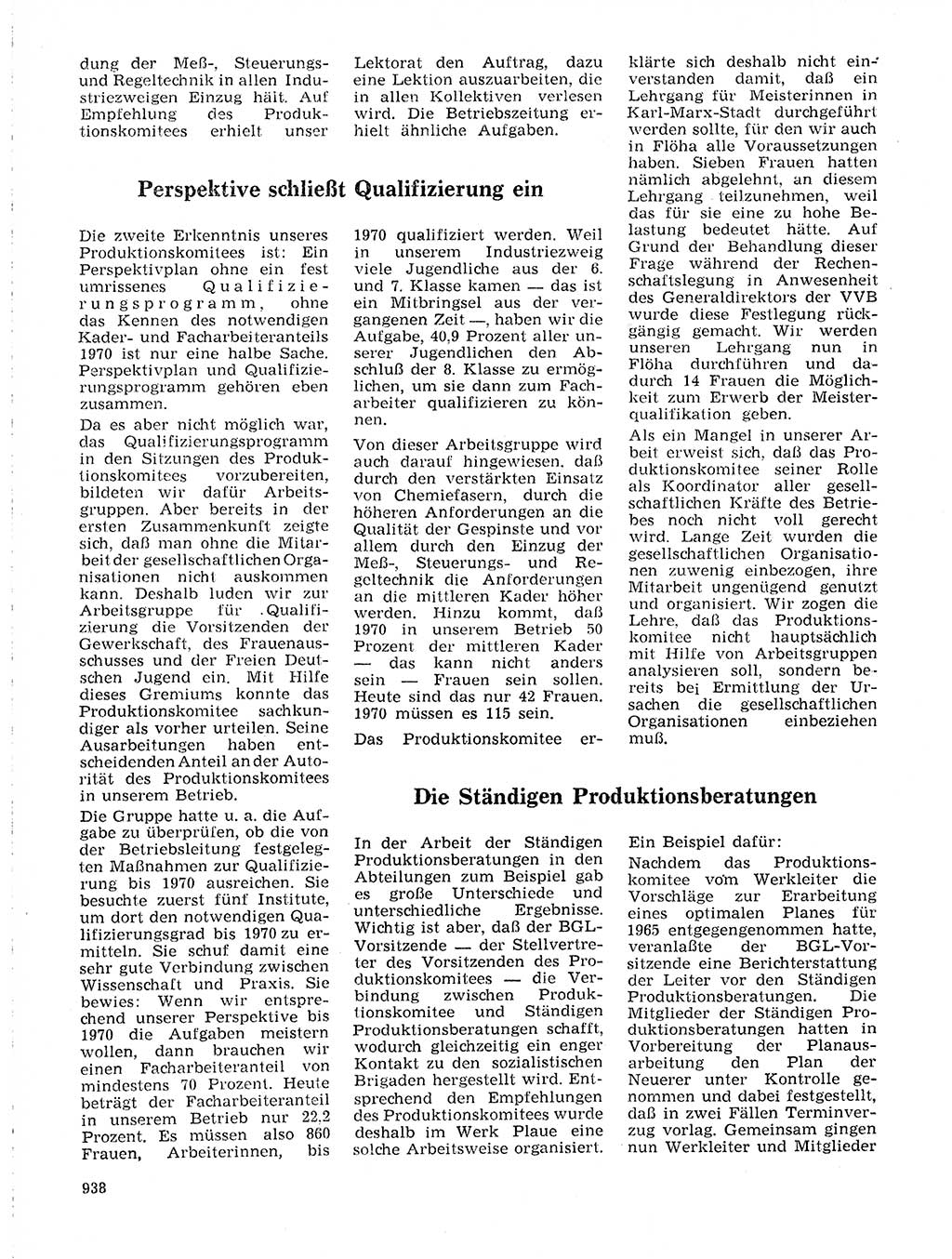 Neuer Weg (NW), Organ des Zentralkomitees (ZK) der SED (Sozialistische Einheitspartei Deutschlands) für Fragen des Parteilebens, 19. Jahrgang [Deutsche Demokratische Republik (DDR)] 1964, Seite 938 (NW ZK SED DDR 1964, S. 938)