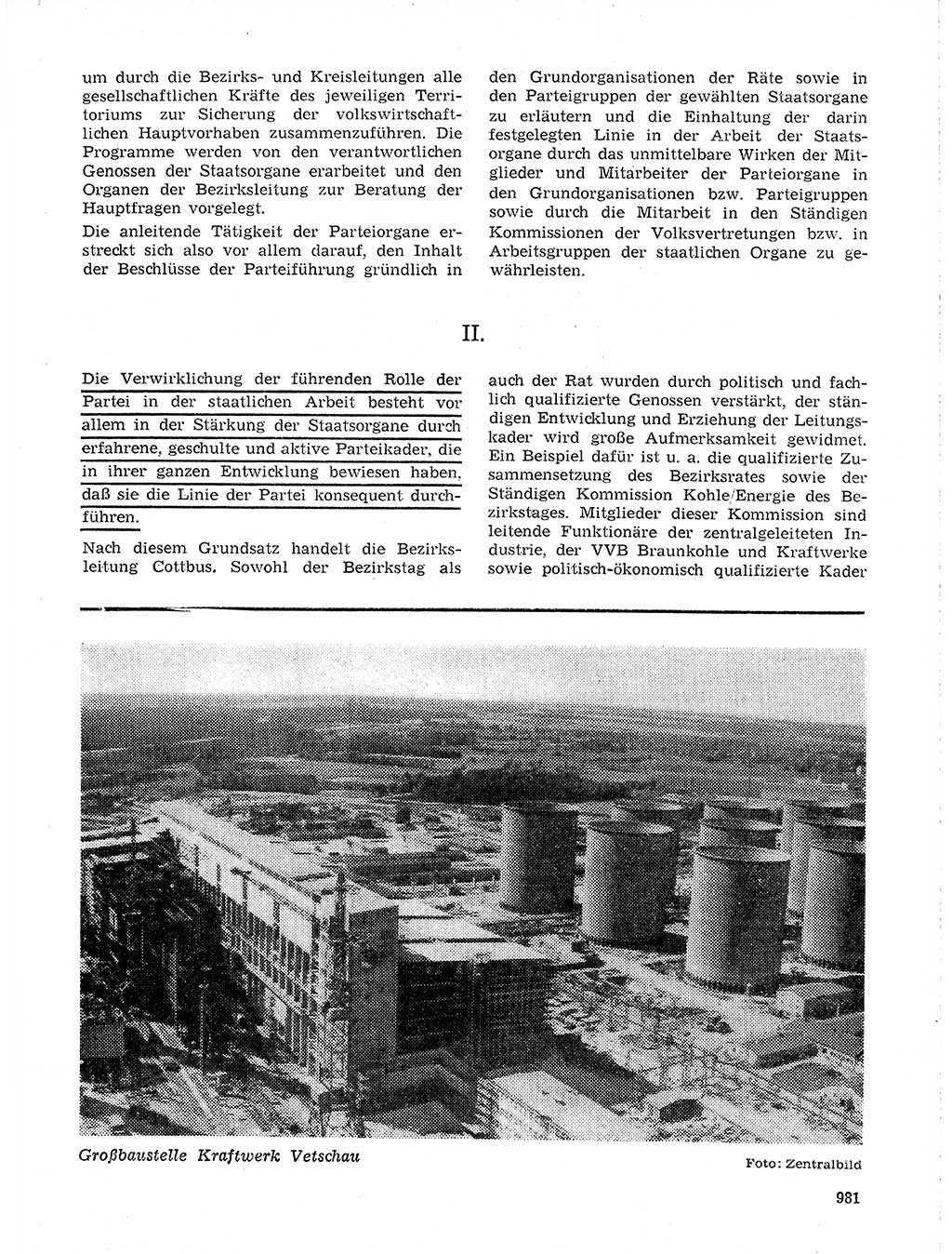 Neuer Weg (NW), Organ des Zentralkomitees (ZK) der SED (Sozialistische Einheitspartei Deutschlands) für Fragen des Parteilebens, 19. Jahrgang [Deutsche Demokratische Republik (DDR)] 1964, Seite 981 (NW ZK SED DDR 1964, S. 981)