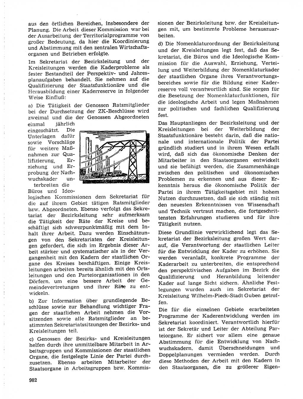 Neuer Weg (NW), Organ des Zentralkomitees (ZK) der SED (Sozialistische Einheitspartei Deutschlands) für Fragen des Parteilebens, 19. Jahrgang [Deutsche Demokratische Republik (DDR)] 1964, Seite 982 (NW ZK SED DDR 1964, S. 982)