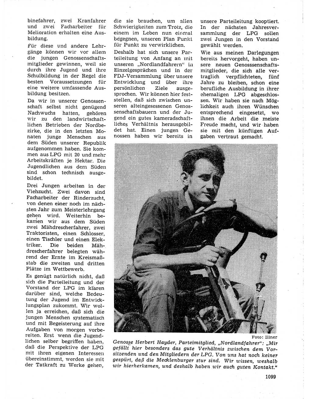 Neuer Weg (NW), Organ des Zentralkomitees (ZK) der SED (Sozialistische Einheitspartei Deutschlands) für Fragen des Parteilebens, 19. Jahrgang [Deutsche Demokratische Republik (DDR)] 1964, Seite 1099 (NW ZK SED DDR 1964, S. 1099)