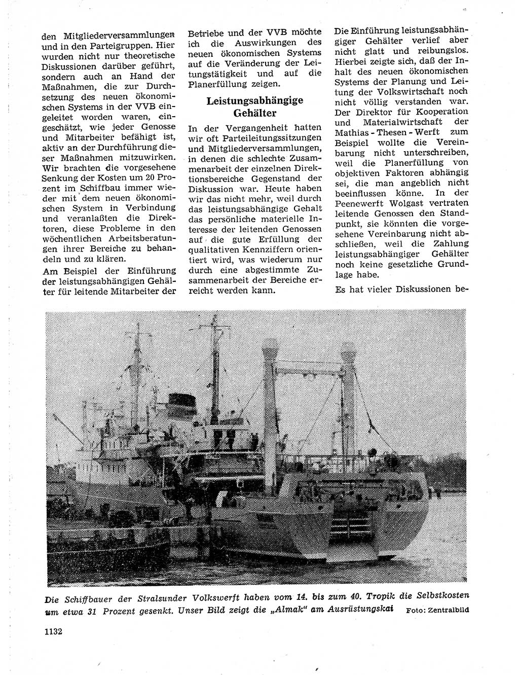Neuer Weg (NW), Organ des Zentralkomitees (ZK) der SED (Sozialistische Einheitspartei Deutschlands) für Fragen des Parteilebens, 19. Jahrgang [Deutsche Demokratische Republik (DDR)] 1964, Seite 1132 (NW ZK SED DDR 1964, S. 1132)