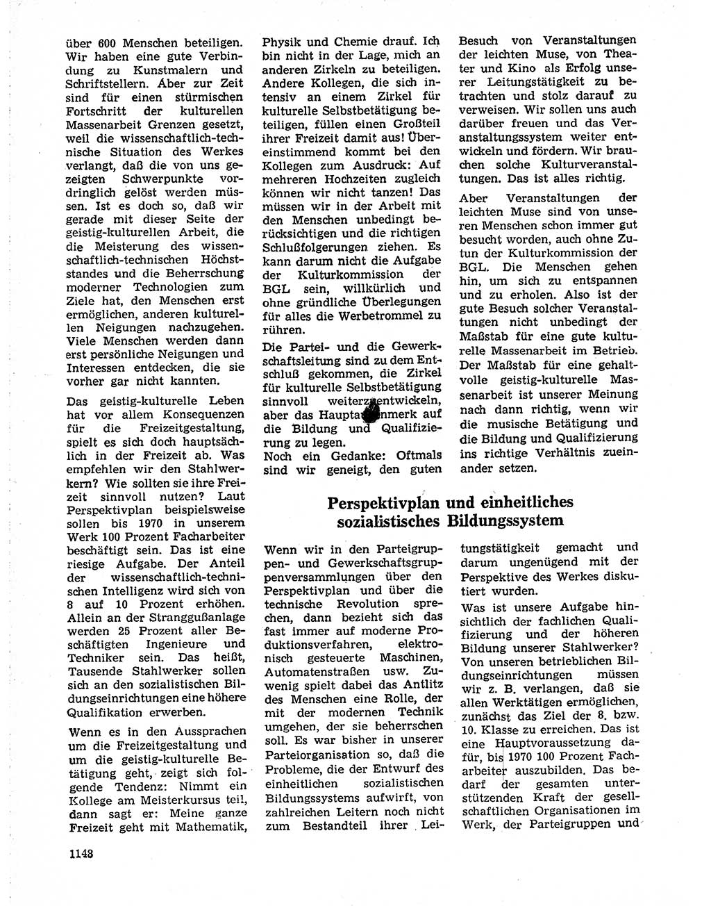 Neuer Weg (NW), Organ des Zentralkomitees (ZK) der SED (Sozialistische Einheitspartei Deutschlands) für Fragen des Parteilebens, 19. Jahrgang [Deutsche Demokratische Republik (DDR)] 1964, Seite 1148 (NW ZK SED DDR 1964, S. 1148)