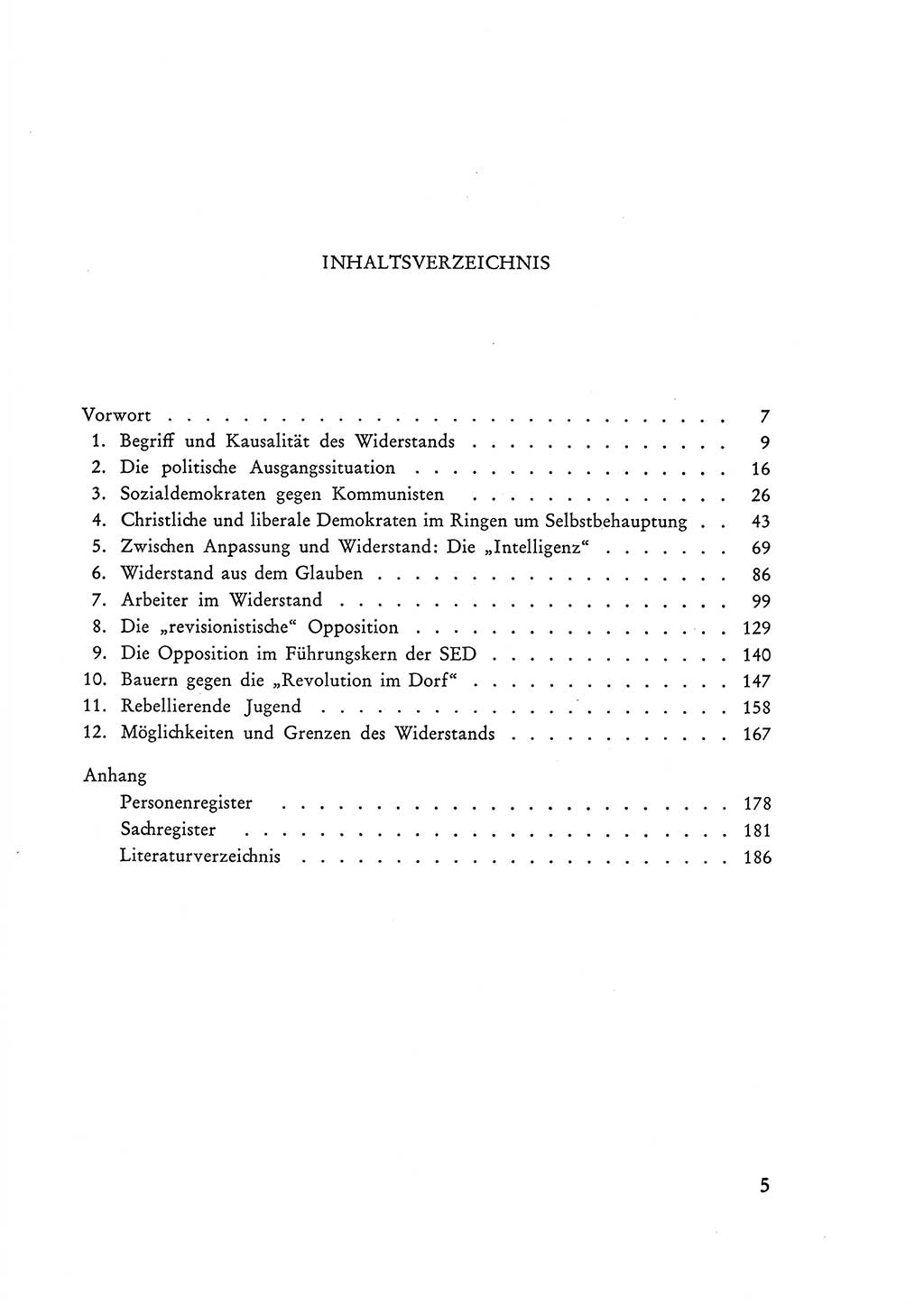 Selbstbehauptung und Widerstand in der Sowjetischen Besatzungszone (SBZ) Deutschlands [Deutsche Demokratische Republik (DDR)] 1964, Seite 5 (Selbstbeh. Wdst. SBZ Dtl. DDR 1964, S. 5)