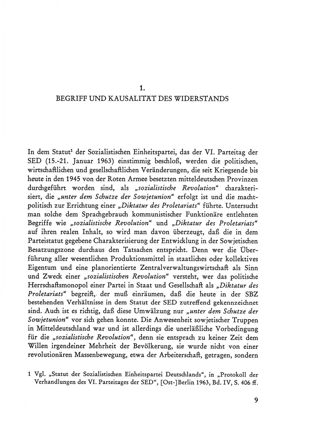 Selbstbehauptung und Widerstand in der Sowjetischen Besatzungszone (SBZ) Deutschlands [Deutsche Demokratische Republik (DDR)] 1964, Seite 9 (Selbstbeh. Wdst. SBZ Dtl. DDR 1964, S. 9)