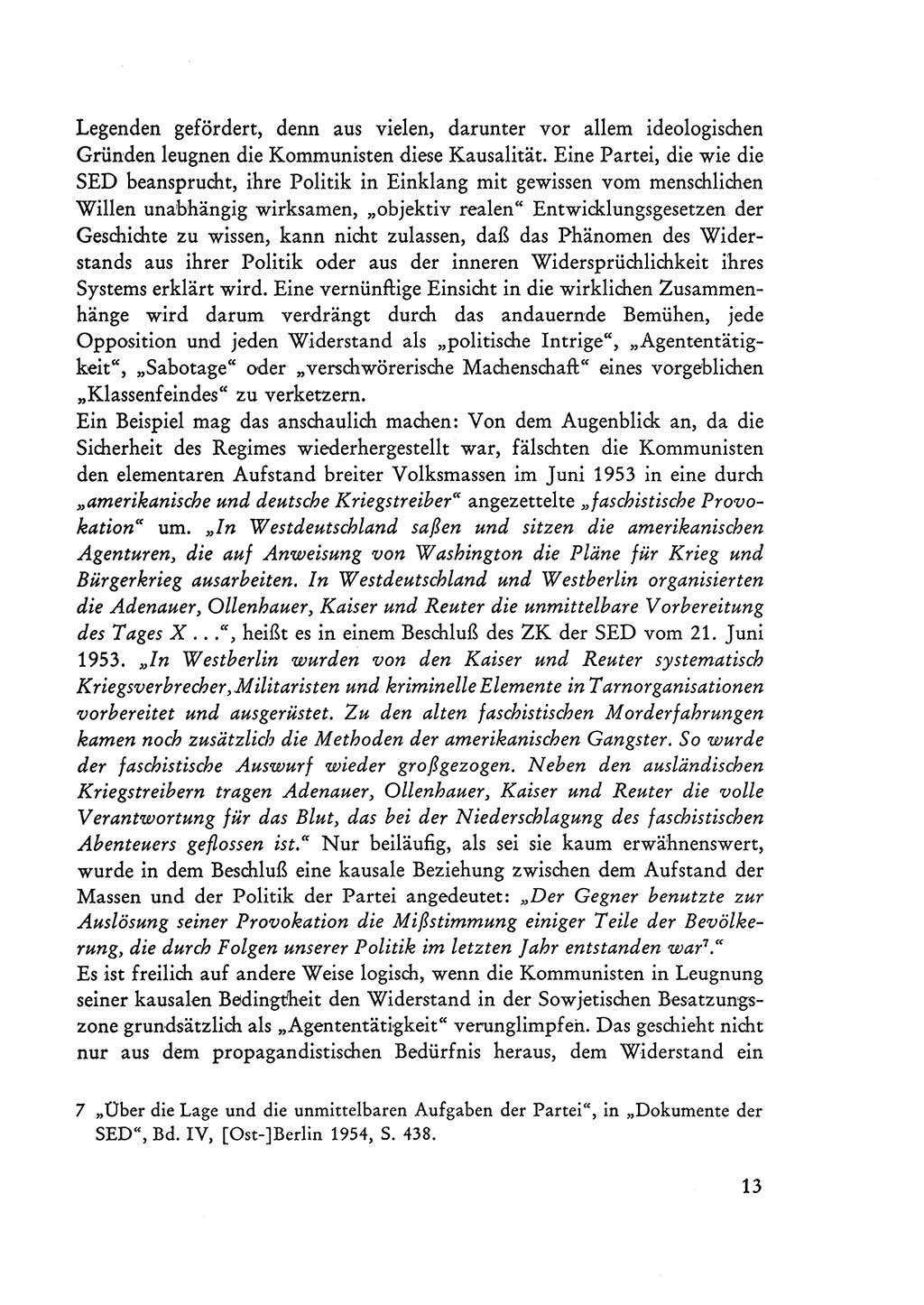 Selbstbehauptung und Widerstand in der Sowjetischen Besatzungszone (SBZ) Deutschlands [Deutsche Demokratische Republik (DDR)] 1964, Seite 13 (Selbstbeh. Wdst. SBZ Dtl. DDR 1964, S. 13)