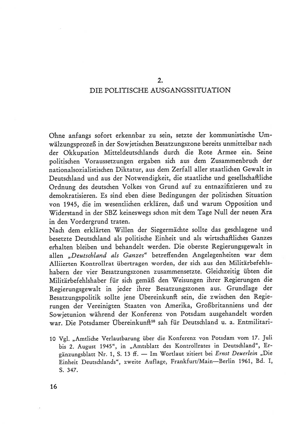 Selbstbehauptung und Widerstand in der Sowjetischen Besatzungszone (SBZ) Deutschlands [Deutsche Demokratische Republik (DDR)] 1964, Seite 16 (Selbstbeh. Wdst. SBZ Dtl. DDR 1964, S. 16)