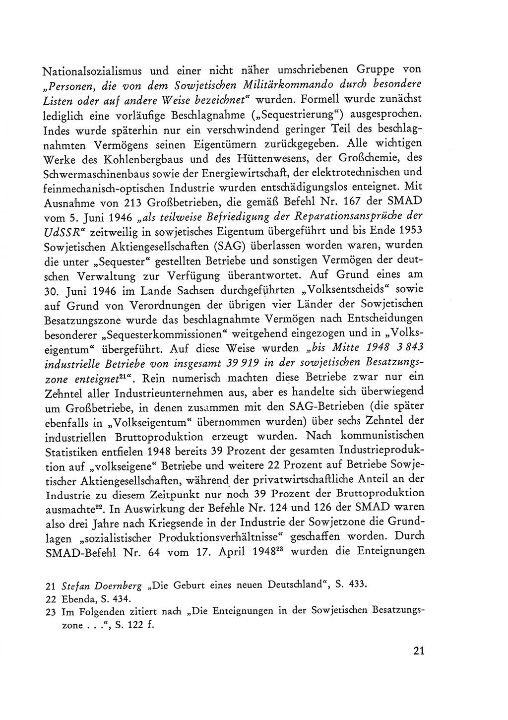 Selbstbehauptung und Widerstand in der Sowjetischen Besatzungszone (SBZ) Deutschlands [Deutsche Demokratische Republik (DDR)] 1964, Seite 21 (Selbstbeh. Wdst. SBZ Dtl. DDR 1964, S. 21)