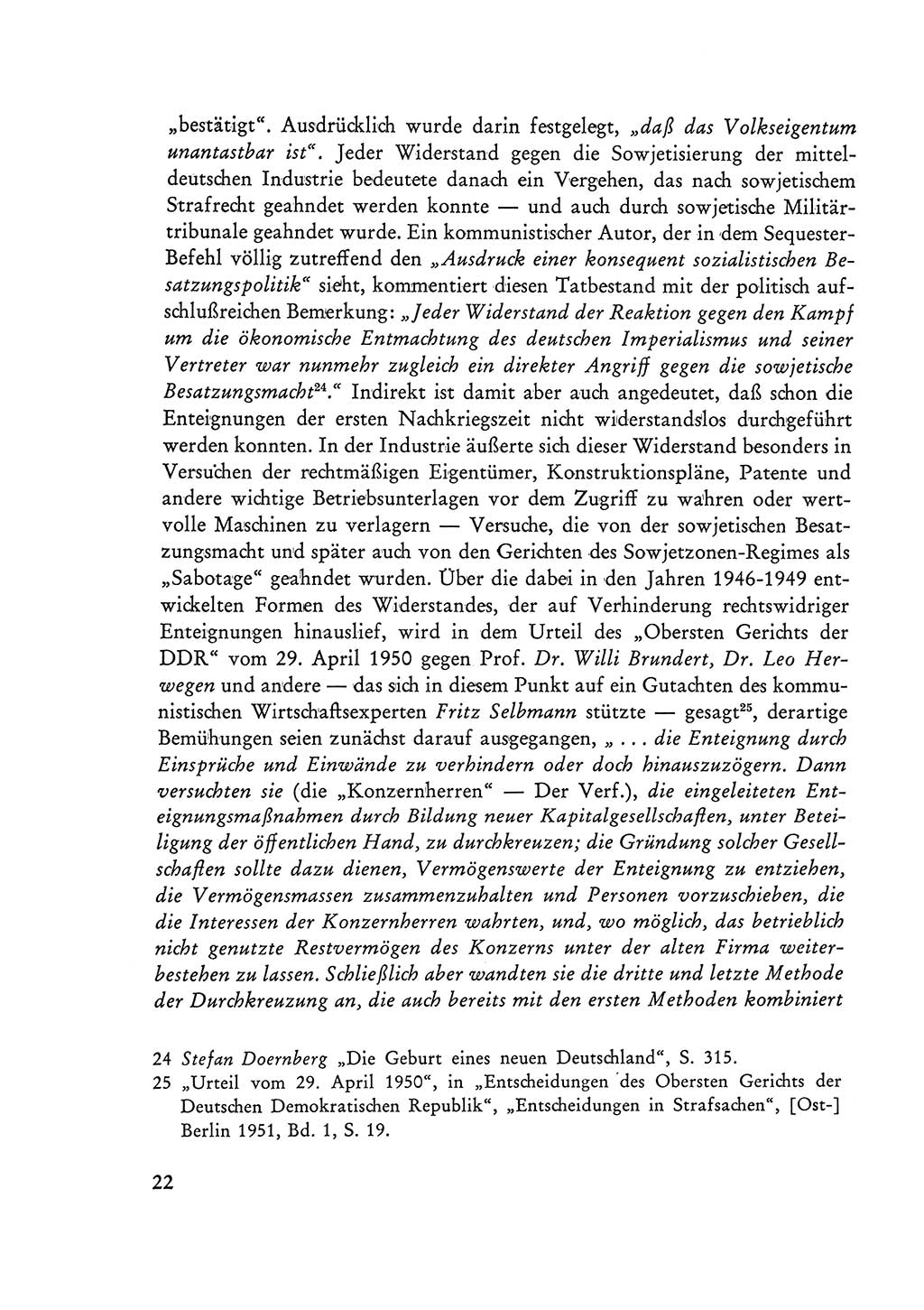 Selbstbehauptung und Widerstand in der Sowjetischen Besatzungszone (SBZ) Deutschlands [Deutsche Demokratische Republik (DDR)] 1964, Seite 22 (Selbstbeh. Wdst. SBZ Dtl. DDR 1964, S. 22)