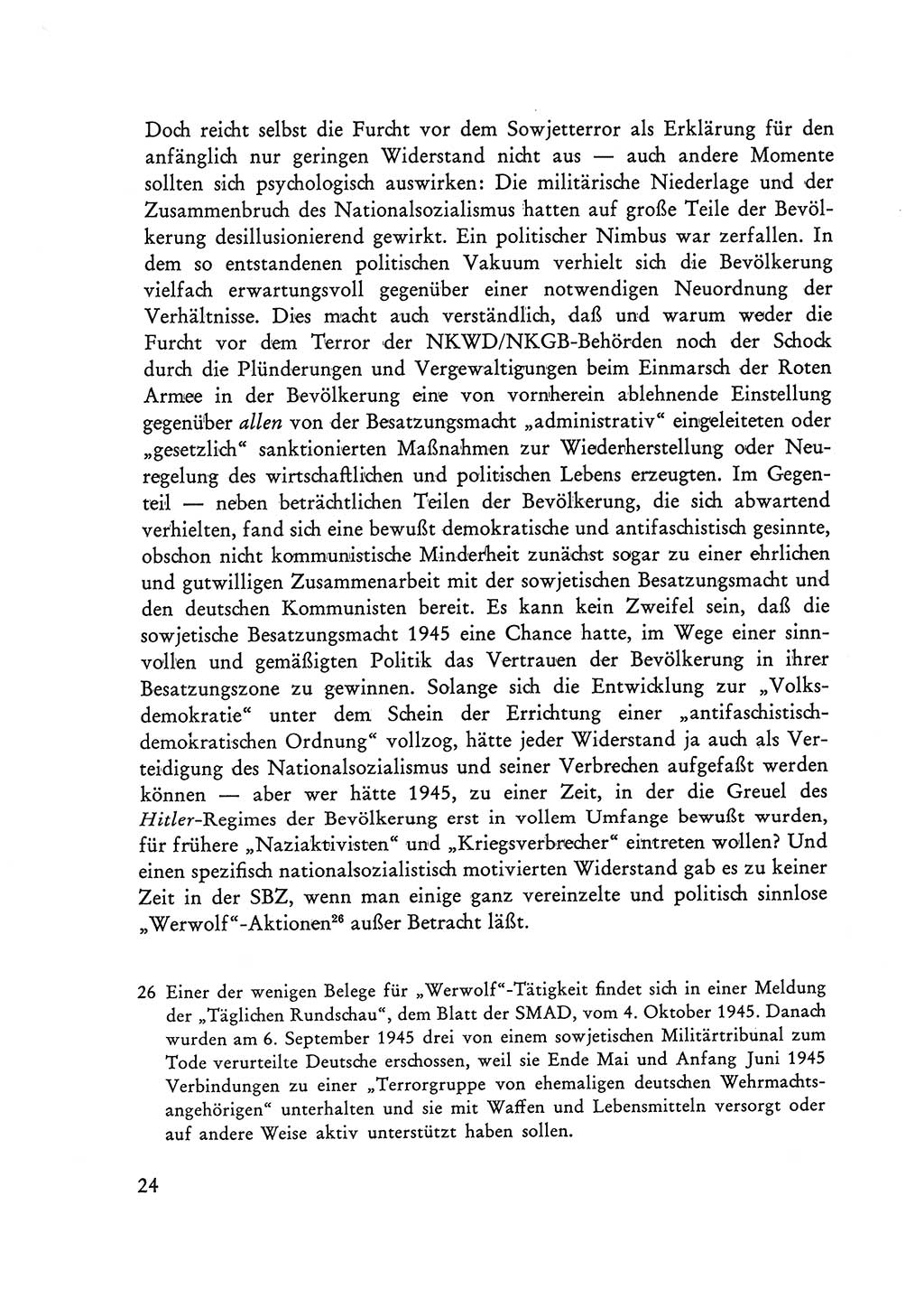 Selbstbehauptung und Widerstand in der Sowjetischen Besatzungszone (SBZ) Deutschlands [Deutsche Demokratische Republik (DDR)] 1964, Seite 24 (Selbstbeh. Wdst. SBZ Dtl. DDR 1964, S. 24)