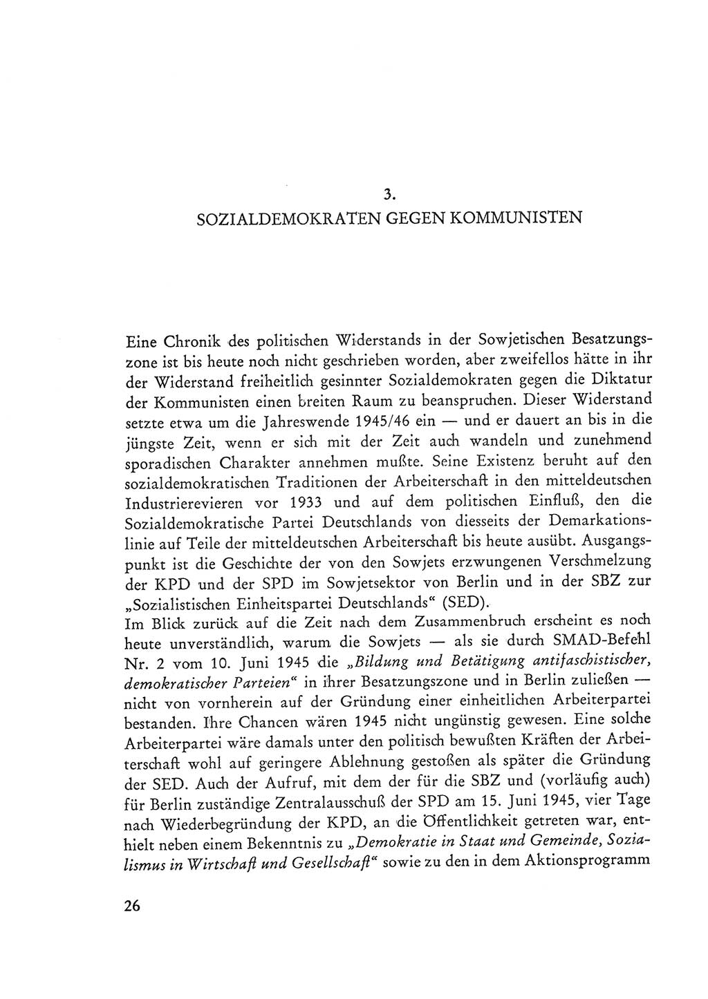 Selbstbehauptung und Widerstand in der Sowjetischen Besatzungszone (SBZ) Deutschlands [Deutsche Demokratische Republik (DDR)] 1964, Seite 26 (Selbstbeh. Wdst. SBZ Dtl. DDR 1964, S. 26)