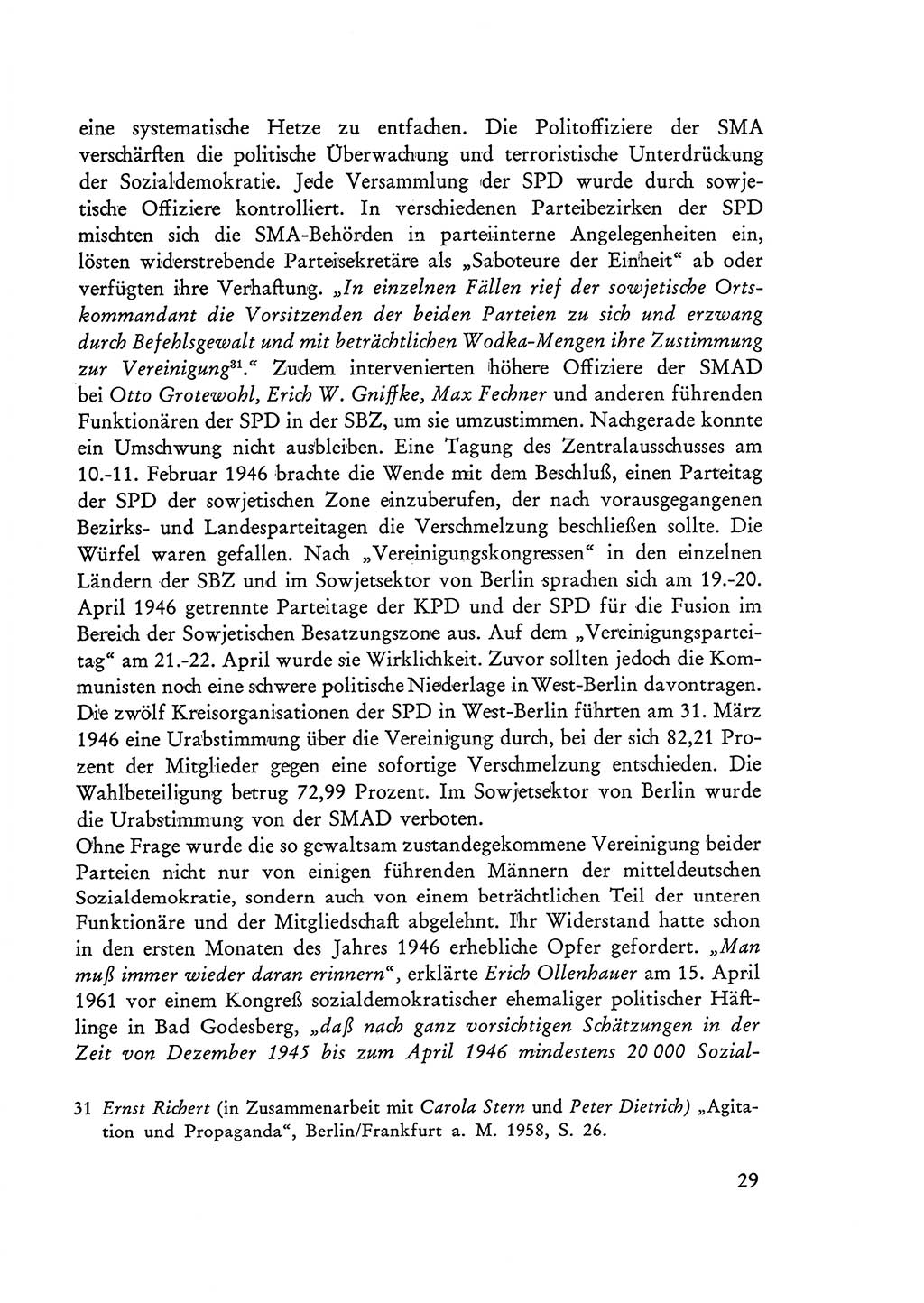 Selbstbehauptung und Widerstand in der Sowjetischen Besatzungszone (SBZ) Deutschlands [Deutsche Demokratische Republik (DDR)] 1964, Seite 29 (Selbstbeh. Wdst. SBZ Dtl. DDR 1964, S. 29)