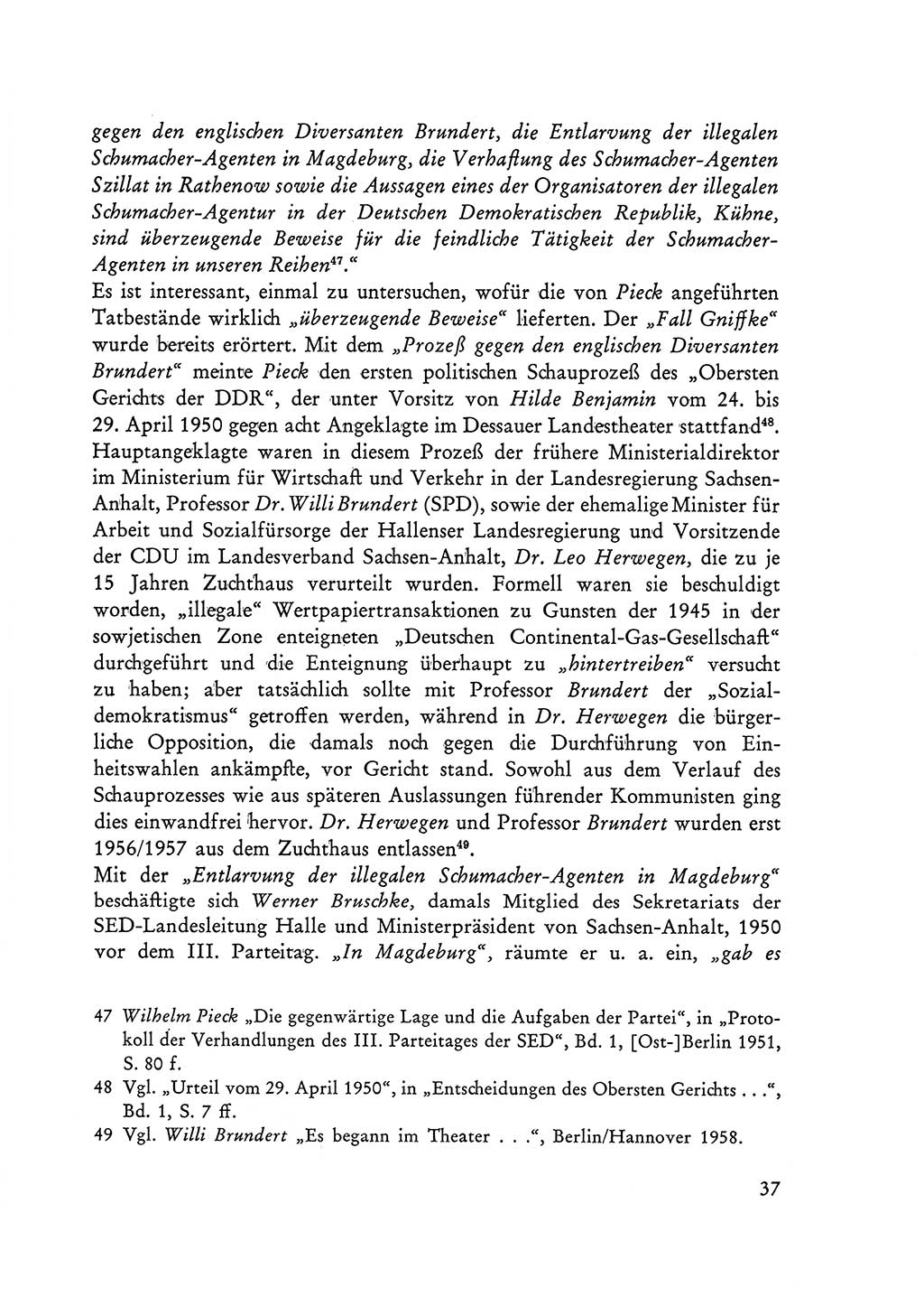 Selbstbehauptung und Widerstand in der Sowjetischen Besatzungszone (SBZ) Deutschlands [Deutsche Demokratische Republik (DDR)] 1964, Seite 37 (Selbstbeh. Wdst. SBZ Dtl. DDR 1964, S. 37)