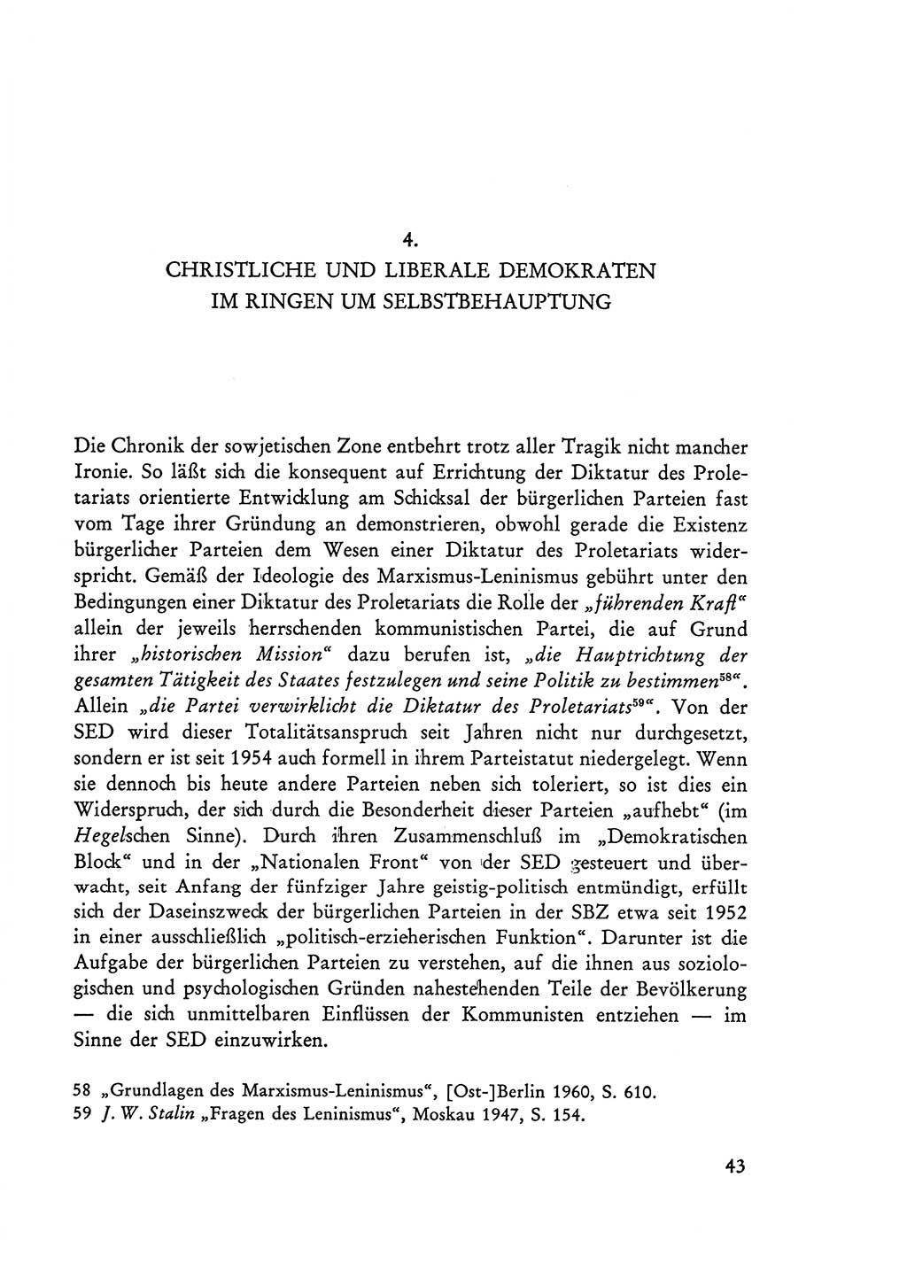 Selbstbehauptung und Widerstand in der Sowjetischen Besatzungszone (SBZ) Deutschlands [Deutsche Demokratische Republik (DDR)] 1964, Seite 43 (Selbstbeh. Wdst. SBZ Dtl. DDR 1964, S. 43)