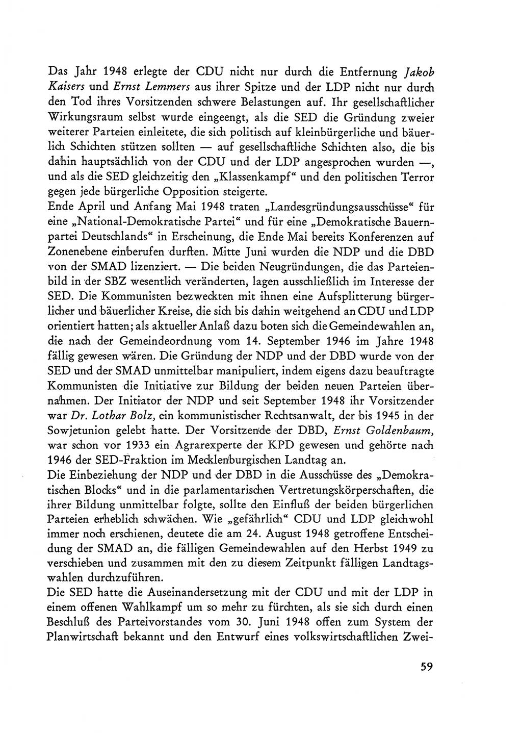 Selbstbehauptung und Widerstand in der Sowjetischen Besatzungszone (SBZ) Deutschlands [Deutsche Demokratische Republik (DDR)] 1964, Seite 59 (Selbstbeh. Wdst. SBZ Dtl. DDR 1964, S. 59)