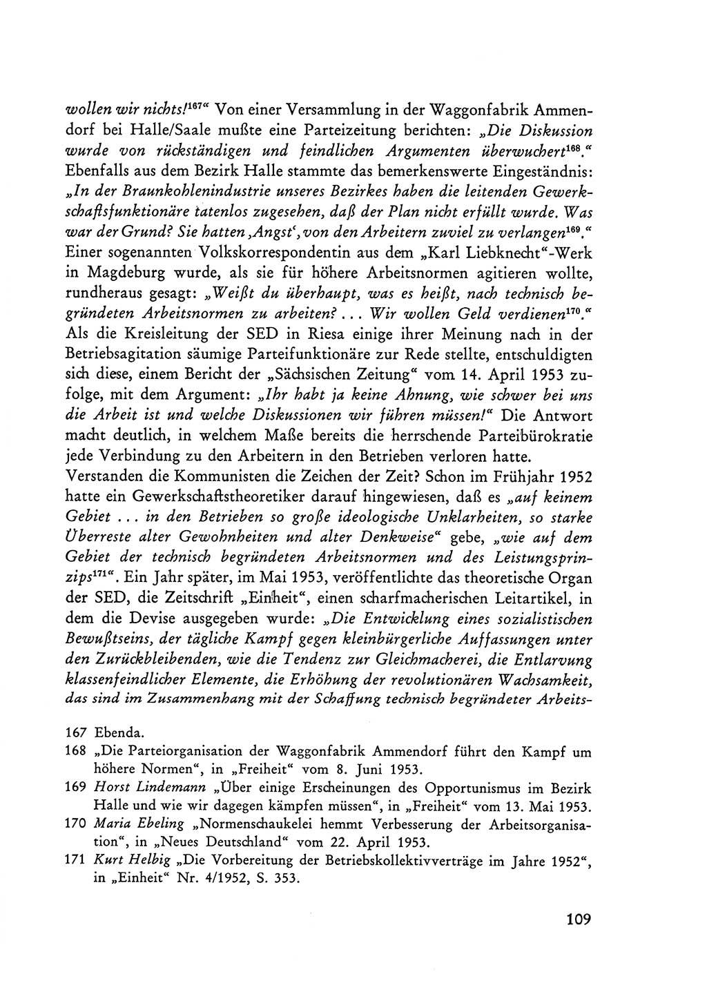 Selbstbehauptung und Widerstand in der Sowjetischen Besatzungszone (SBZ) Deutschlands [Deutsche Demokratische Republik (DDR)] 1964, Seite 109 (Selbstbeh. Wdst. SBZ Dtl. DDR 1964, S. 109)