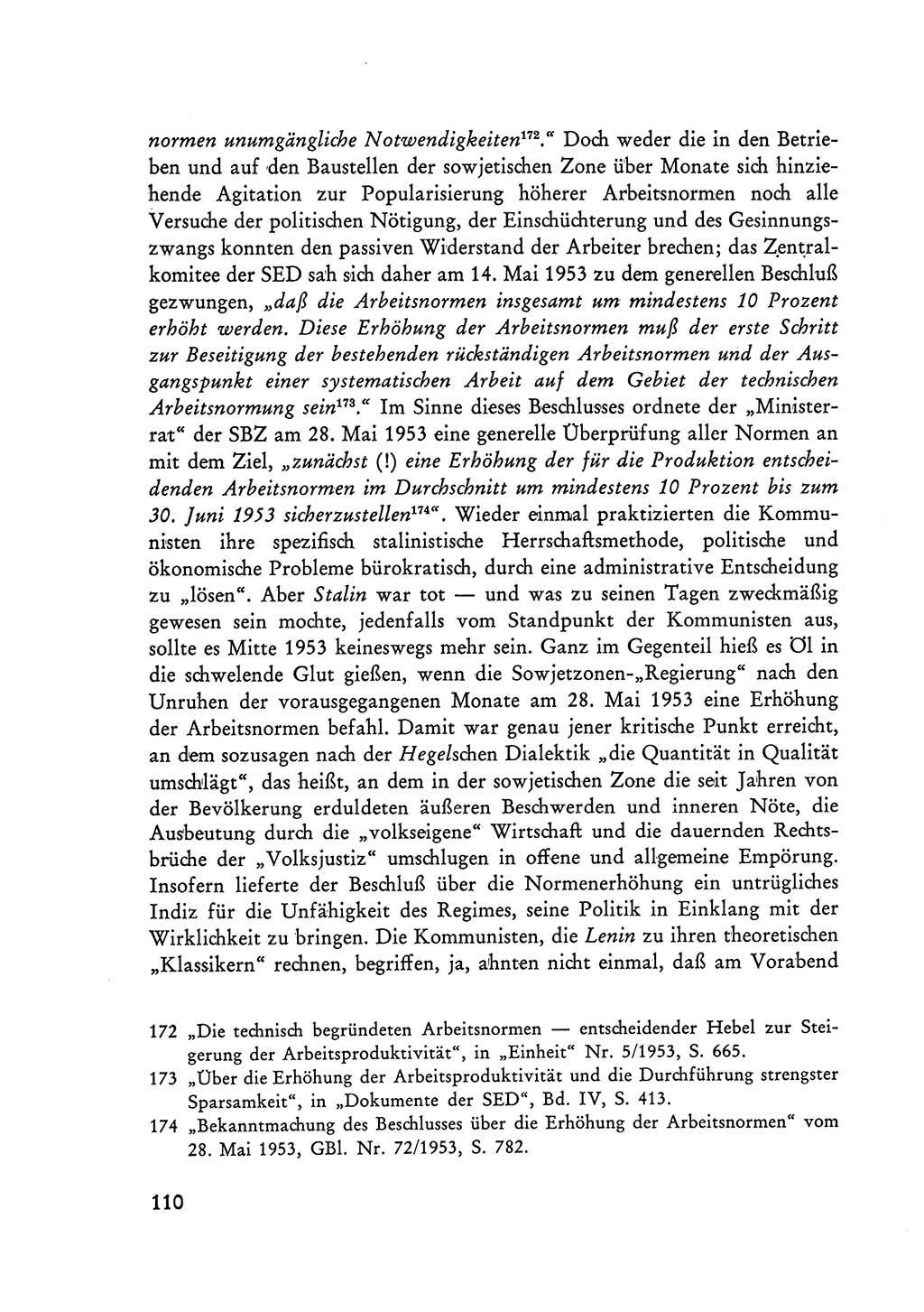 Selbstbehauptung und Widerstand in der Sowjetischen Besatzungszone (SBZ) Deutschlands [Deutsche Demokratische Republik (DDR)] 1964, Seite 110 (Selbstbeh. Wdst. SBZ Dtl. DDR 1964, S. 110)