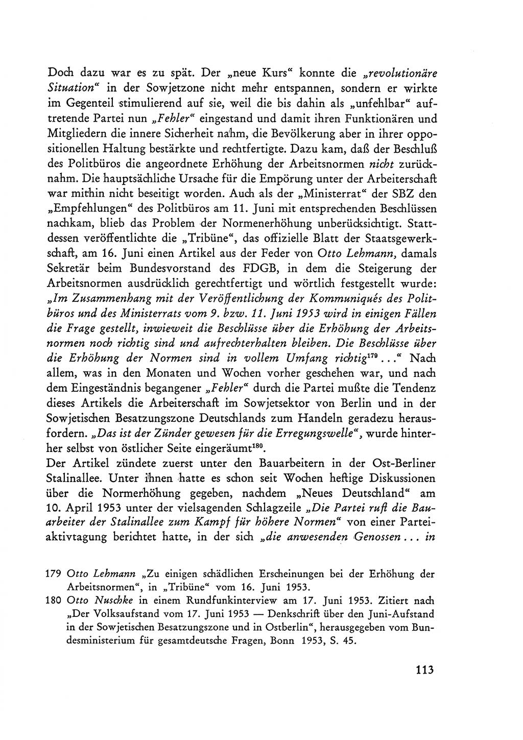 Selbstbehauptung und Widerstand in der Sowjetischen Besatzungszone (SBZ) Deutschlands [Deutsche Demokratische Republik (DDR)] 1964, Seite 113 (Selbstbeh. Wdst. SBZ Dtl. DDR 1964, S. 113)