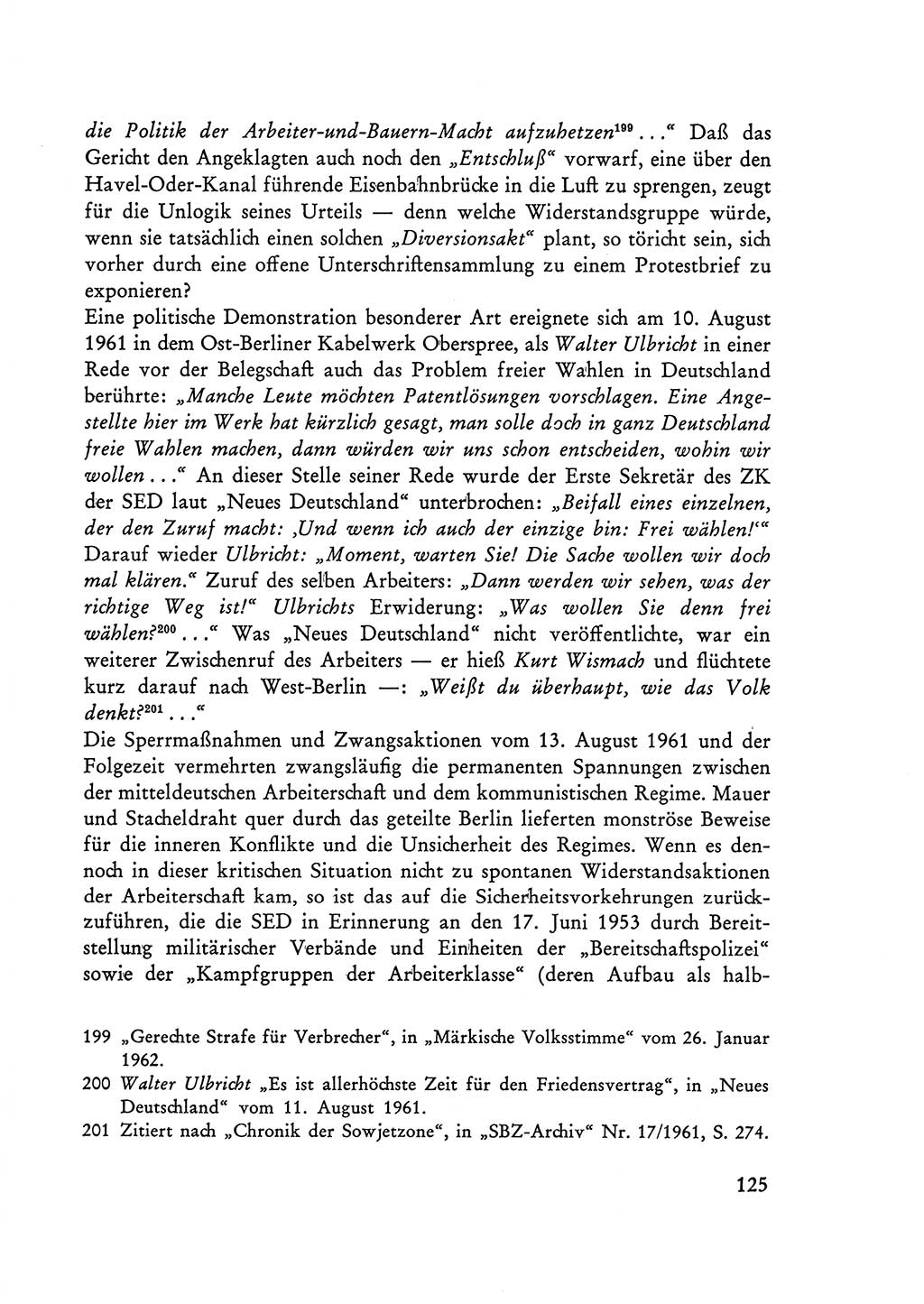 Selbstbehauptung und Widerstand in der Sowjetischen Besatzungszone (SBZ) Deutschlands [Deutsche Demokratische Republik (DDR)] 1964, Seite 125 (Selbstbeh. Wdst. SBZ Dtl. DDR 1964, S. 125)