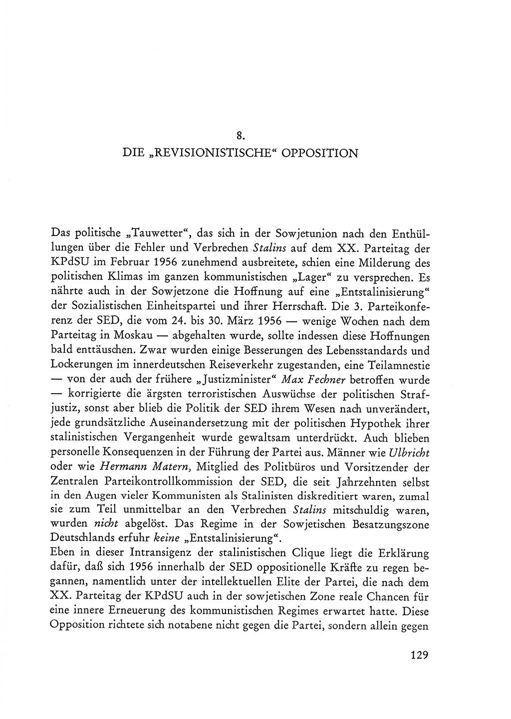 Selbstbehauptung und Widerstand in der Sowjetischen Besatzungszone (SBZ) Deutschlands [Deutsche Demokratische Republik (DDR)] 1964, Seite 129 (Selbstbeh. Wdst. SBZ Dtl. DDR 1964, S. 129)