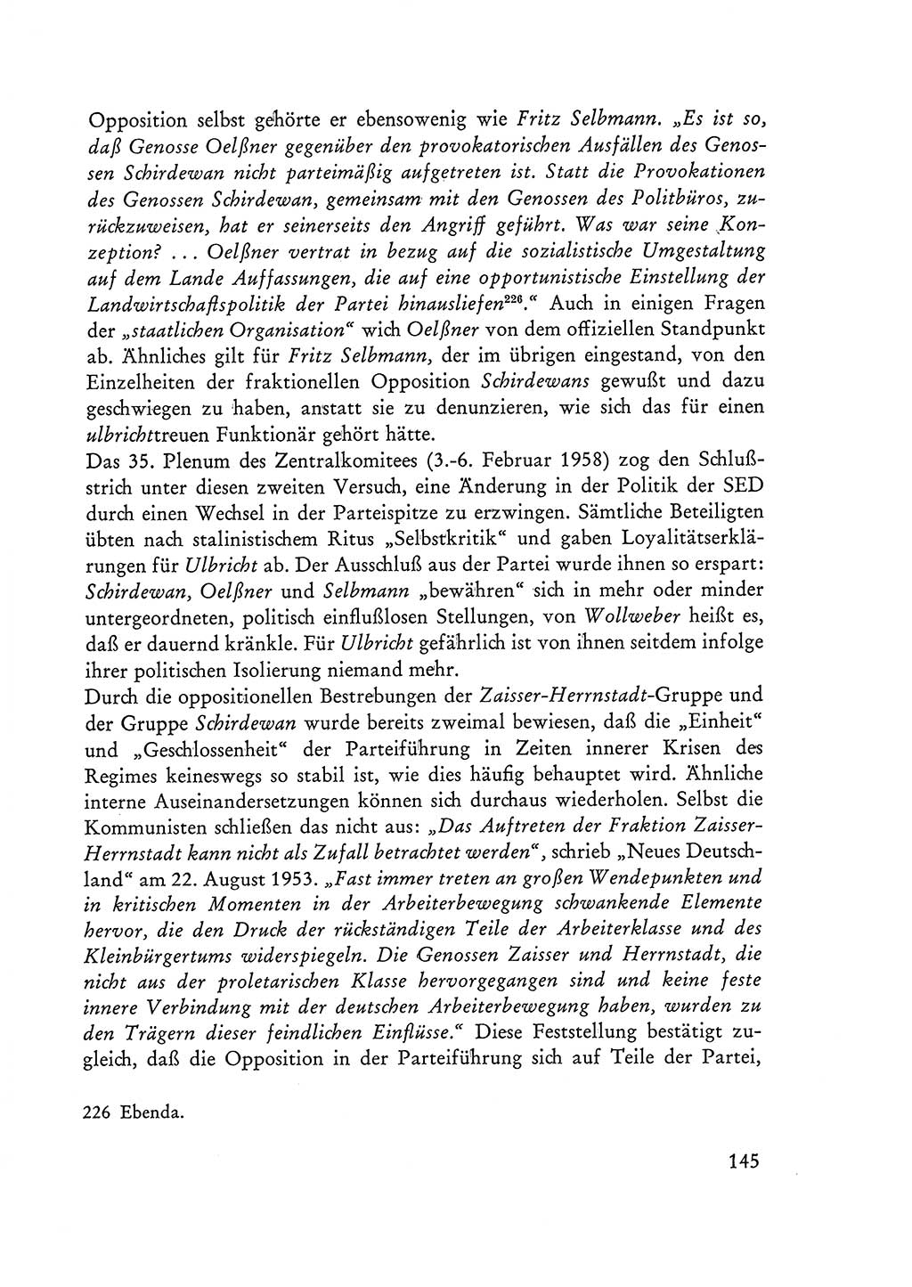 Selbstbehauptung und Widerstand in der Sowjetischen Besatzungszone (SBZ) Deutschlands [Deutsche Demokratische Republik (DDR)] 1964, Seite 145 (Selbstbeh. Wdst. SBZ Dtl. DDR 1964, S. 145)