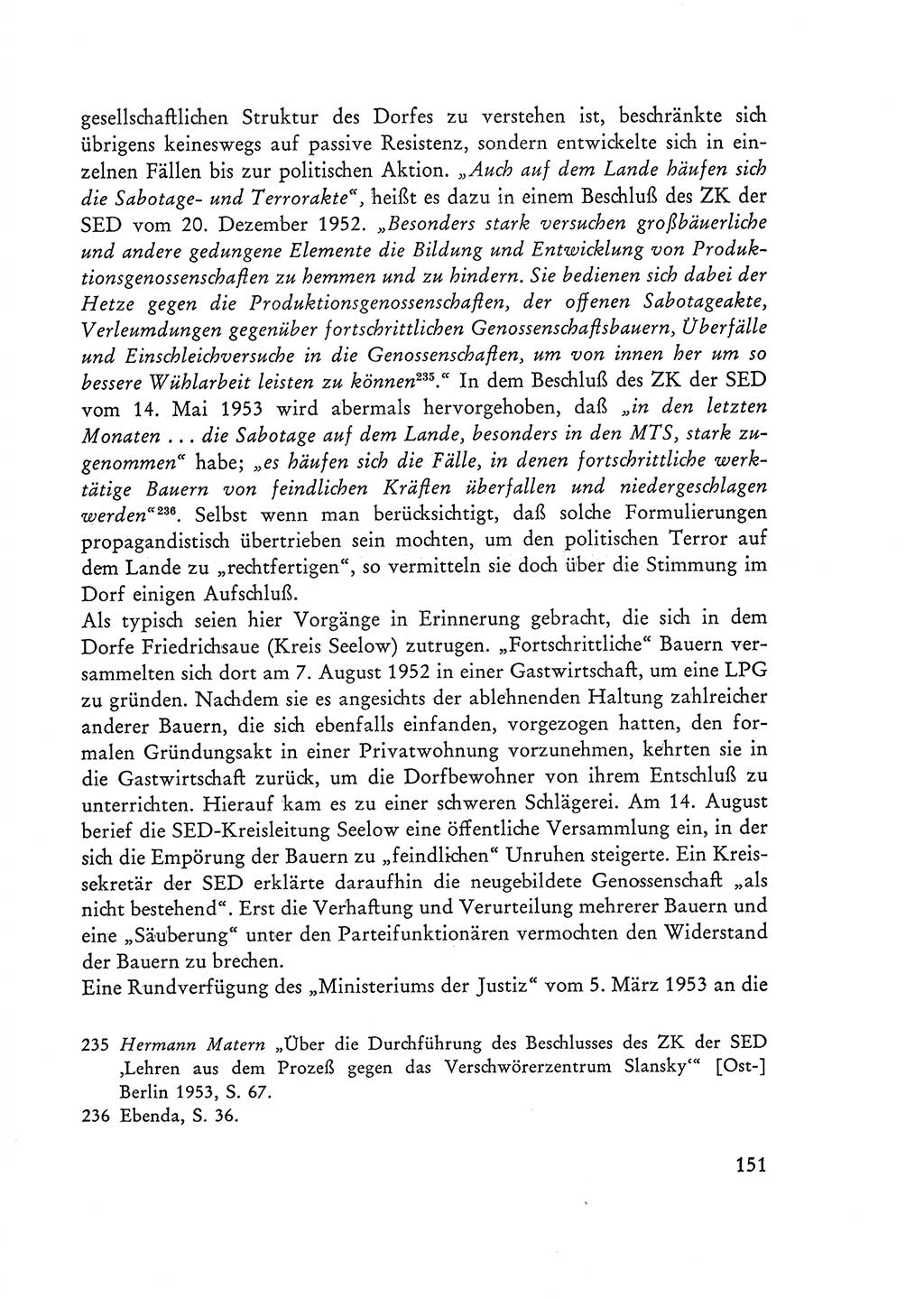 Selbstbehauptung und Widerstand in der Sowjetischen Besatzungszone (SBZ) Deutschlands [Deutsche Demokratische Republik (DDR)] 1964, Seite 151 (Selbstbeh. Wdst. SBZ Dtl. DDR 1964, S. 151)