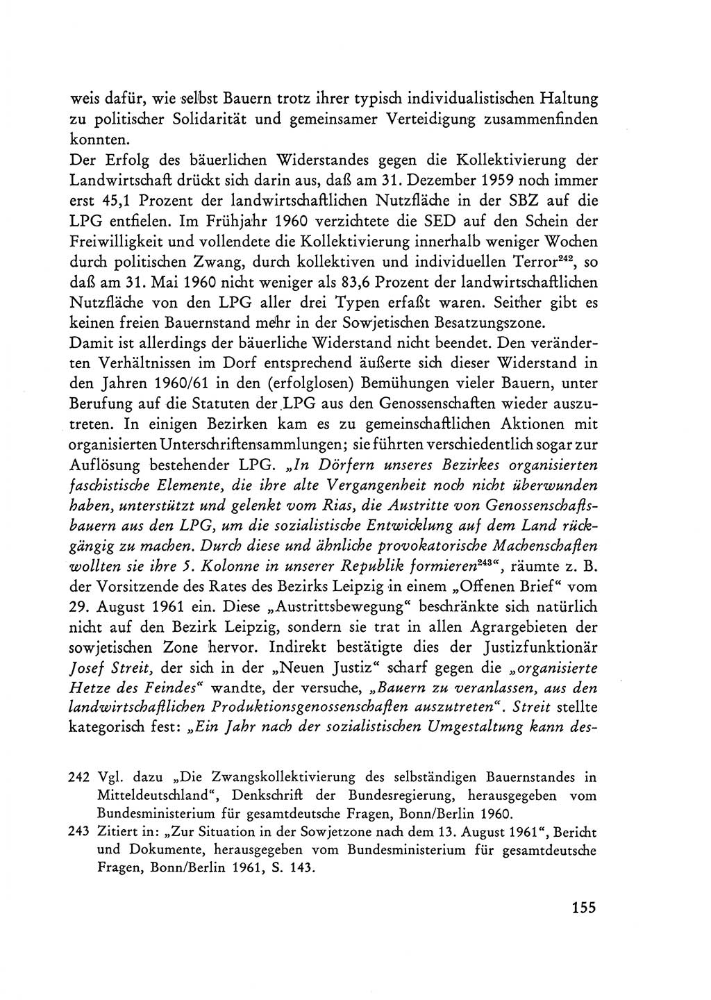 Selbstbehauptung und Widerstand in der Sowjetischen Besatzungszone (SBZ) Deutschlands [Deutsche Demokratische Republik (DDR)] 1964, Seite 155 (Selbstbeh. Wdst. SBZ Dtl. DDR 1964, S. 155)