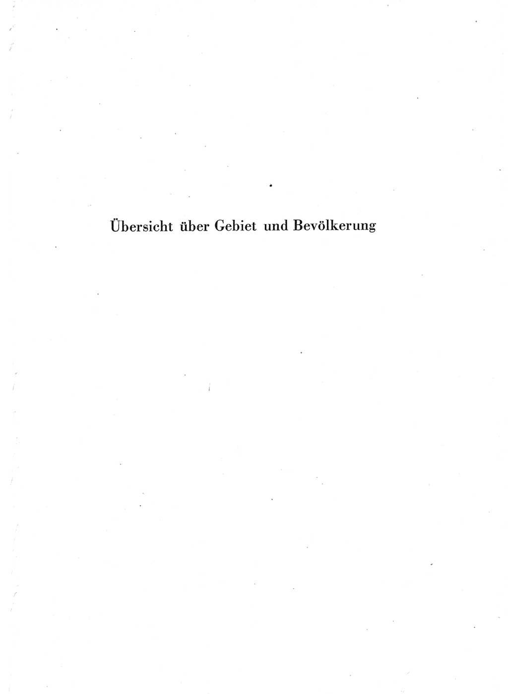 Statistisches Jahrbuch der Deutschen Demokratischen Republik (DDR) 1964, Seite 1 (Stat. Jb. DDR 1964, S. 1)