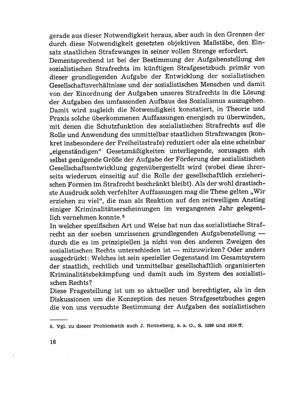 Verantwortung und Schuld im neuen Strafgesetzbuch (StGB) [Deutsche Demokratische Republik (DDR)] 1964, Seite 16 (Verantw. Sch. StGB DDR 1964, S. 16)