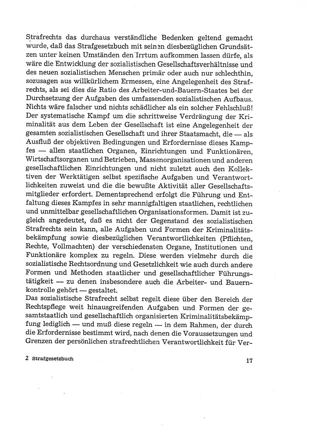 Verantwortung und Schuld im neuen Strafgesetzbuch (StGB) [Deutsche Demokratische Republik (DDR)] 1964, Seite 17 (Verantw. Sch. StGB DDR 1964, S. 17)
