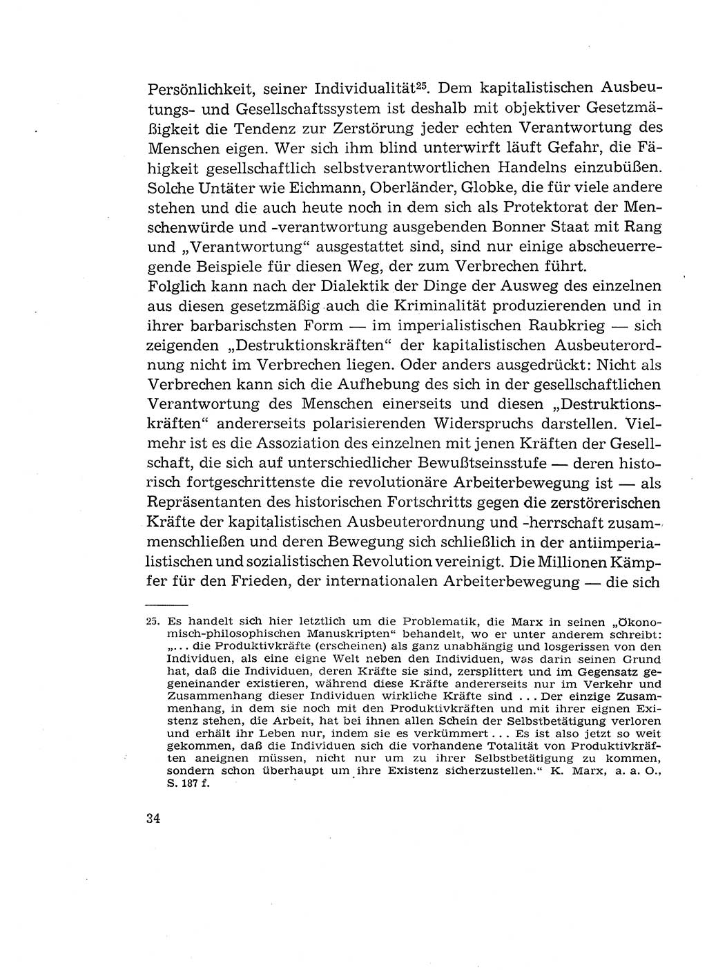 Verantwortung und Schuld im neuen Strafgesetzbuch (StGB) [Deutsche Demokratische Republik (DDR)] 1964, Seite 34 (Verantw. Sch. StGB DDR 1964, S. 34)