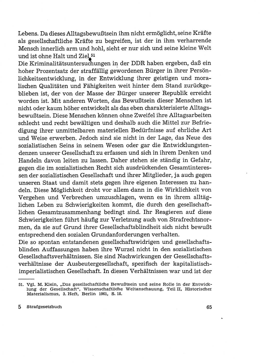 Verantwortung und Schuld im neuen Strafgesetzbuch (StGB) [Deutsche Demokratische Republik (DDR)] 1964, Seite 65 (Verantw. Sch. StGB DDR 1964, S. 65)