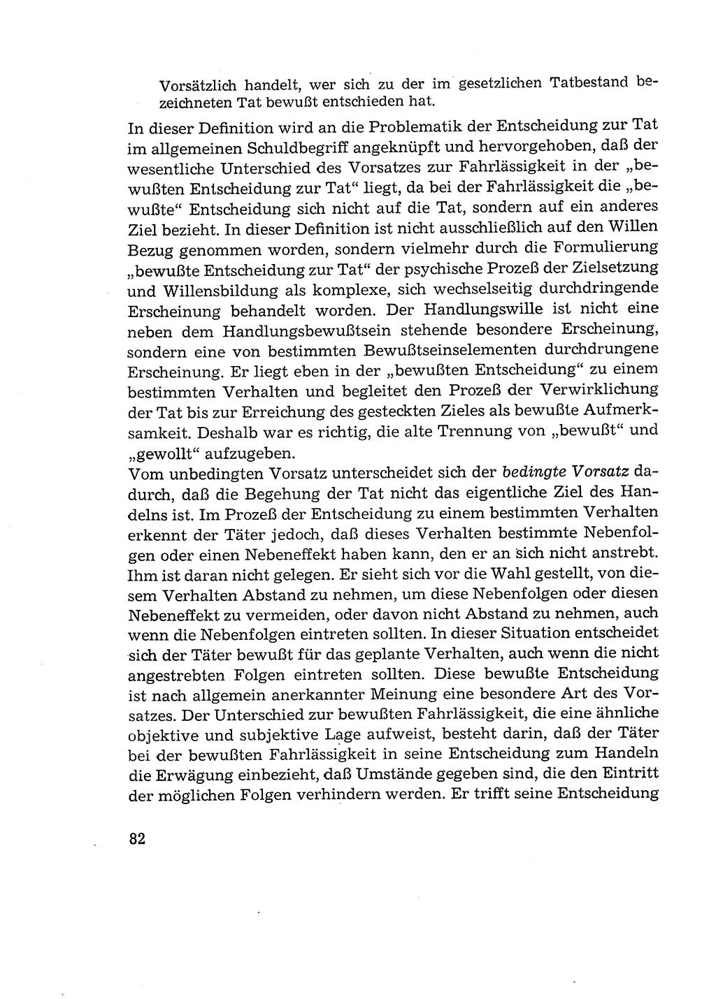 Verantwortung und Schuld im neuen Strafgesetzbuch (StGB) [Deutsche Demokratische Republik (DDR)] 1964, Seite 82 (Verantw. Sch. StGB DDR 1964, S. 82)