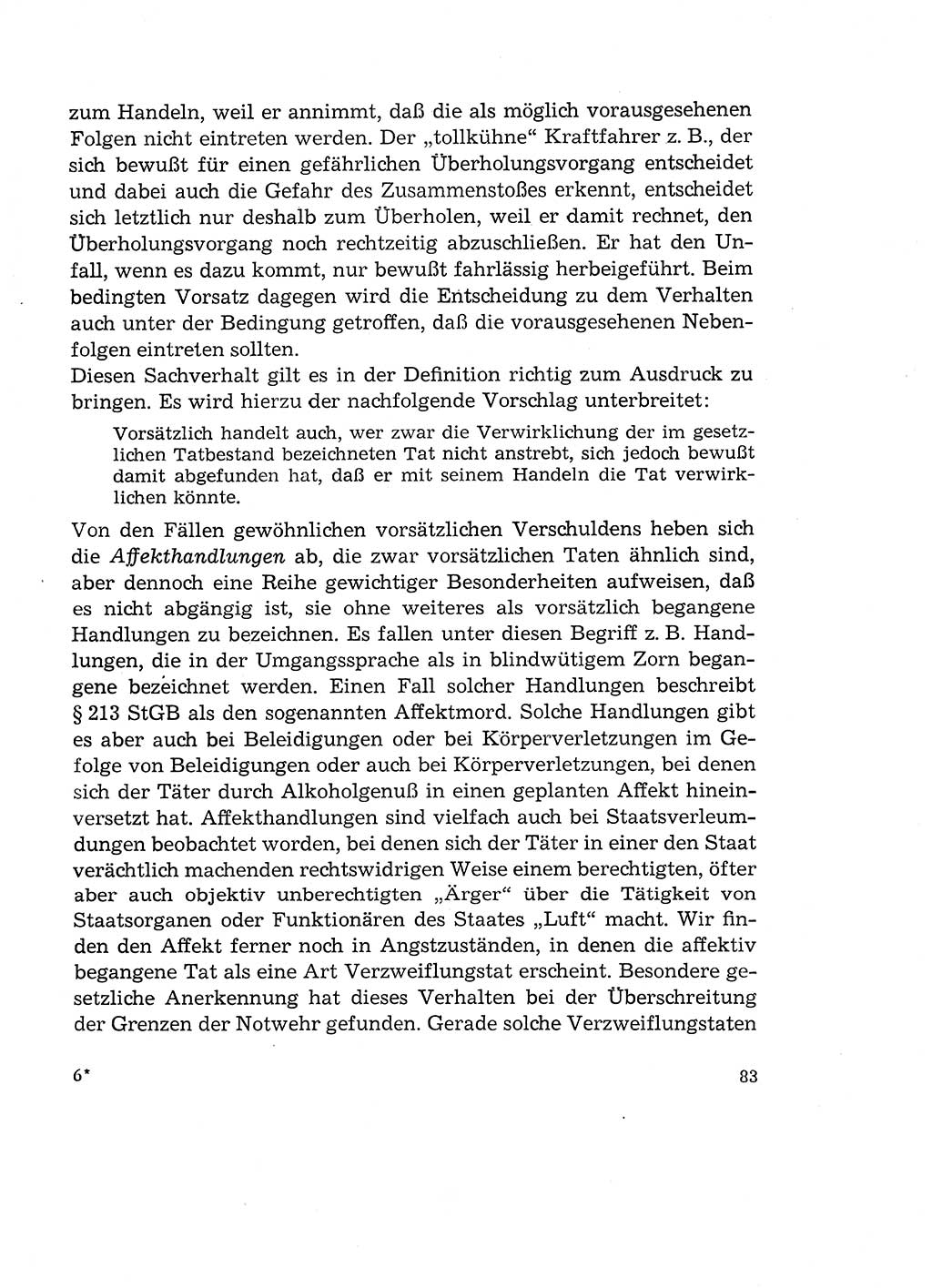 Verantwortung und Schuld im neuen Strafgesetzbuch (StGB) [Deutsche Demokratische Republik (DDR)] 1964, Seite 83 (Verantw. Sch. StGB DDR 1964, S. 83)