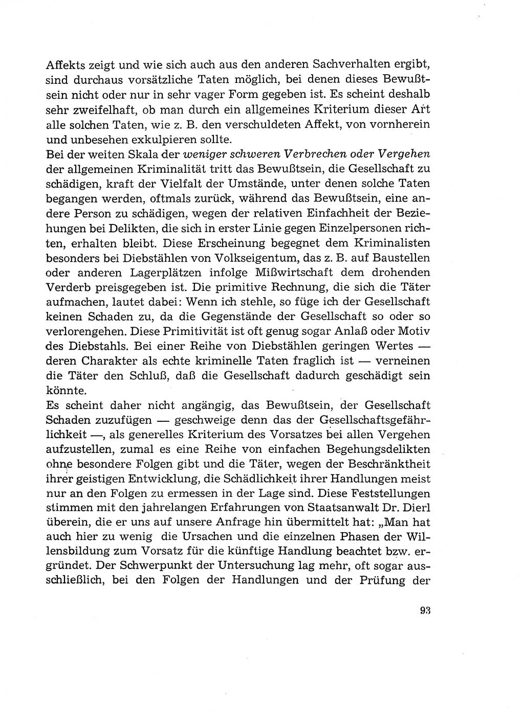 Verantwortung und Schuld im neuen Strafgesetzbuch (StGB) [Deutsche Demokratische Republik (DDR)] 1964, Seite 93 (Verantw. Sch. StGB DDR 1964, S. 93)