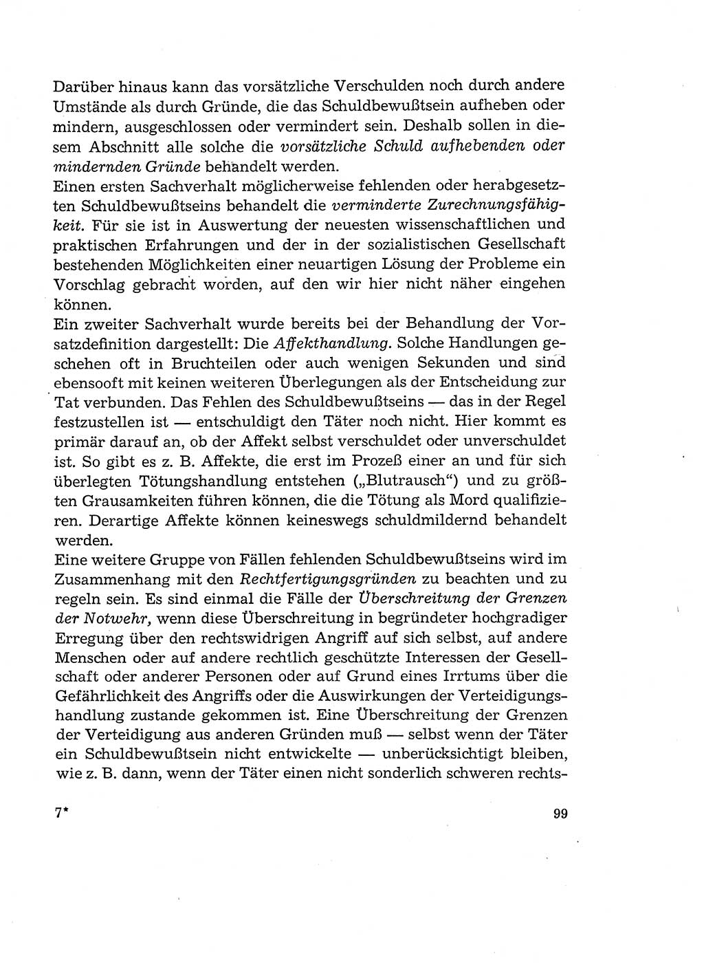 Verantwortung und Schuld im neuen Strafgesetzbuch (StGB) [Deutsche Demokratische Republik (DDR)] 1964, Seite 99 (Verantw. Sch. StGB DDR 1964, S. 99)