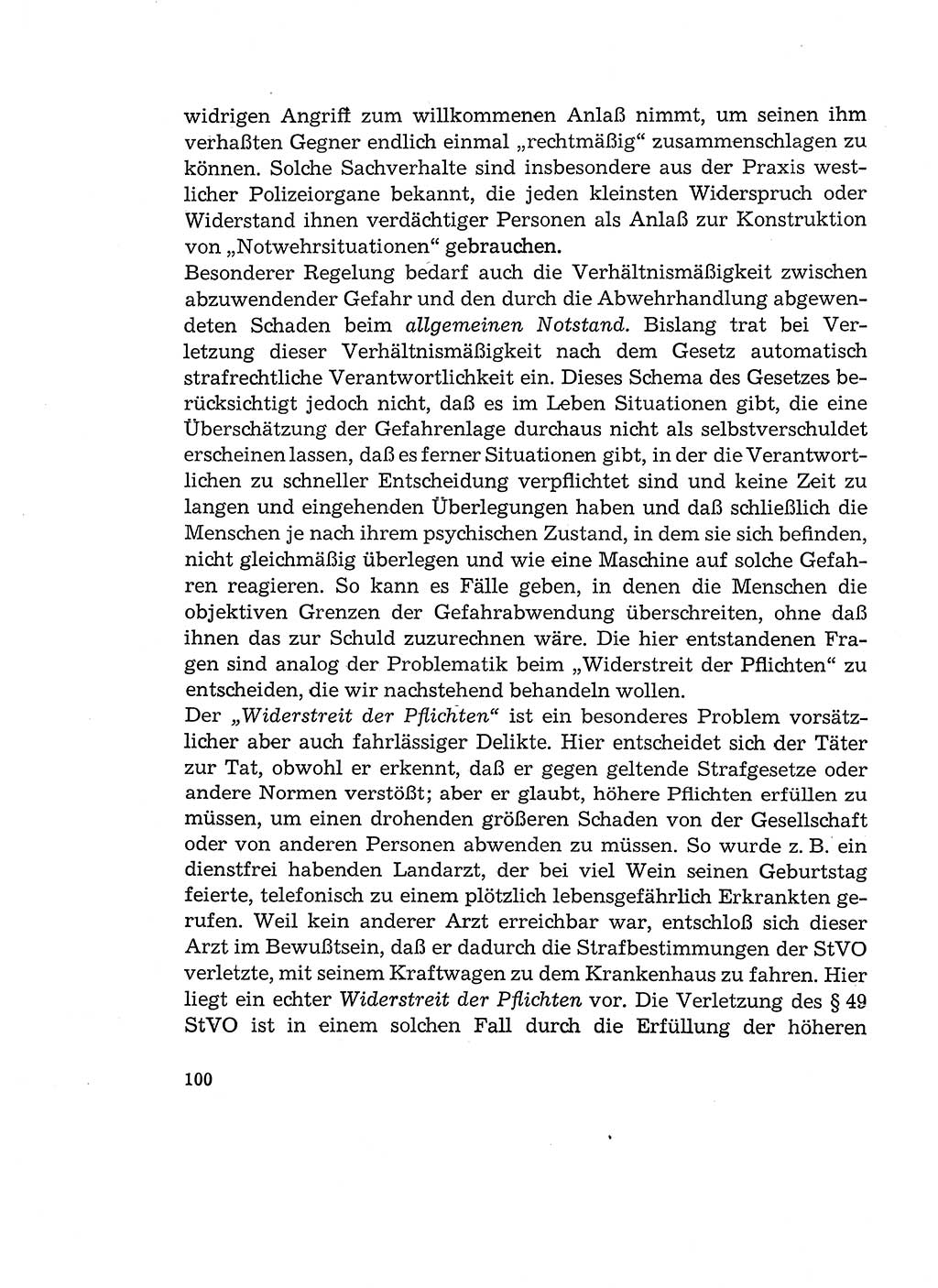 Verantwortung und Schuld im neuen Strafgesetzbuch (StGB) [Deutsche Demokratische Republik (DDR)] 1964, Seite 100 (Verantw. Sch. StGB DDR 1964, S. 100)