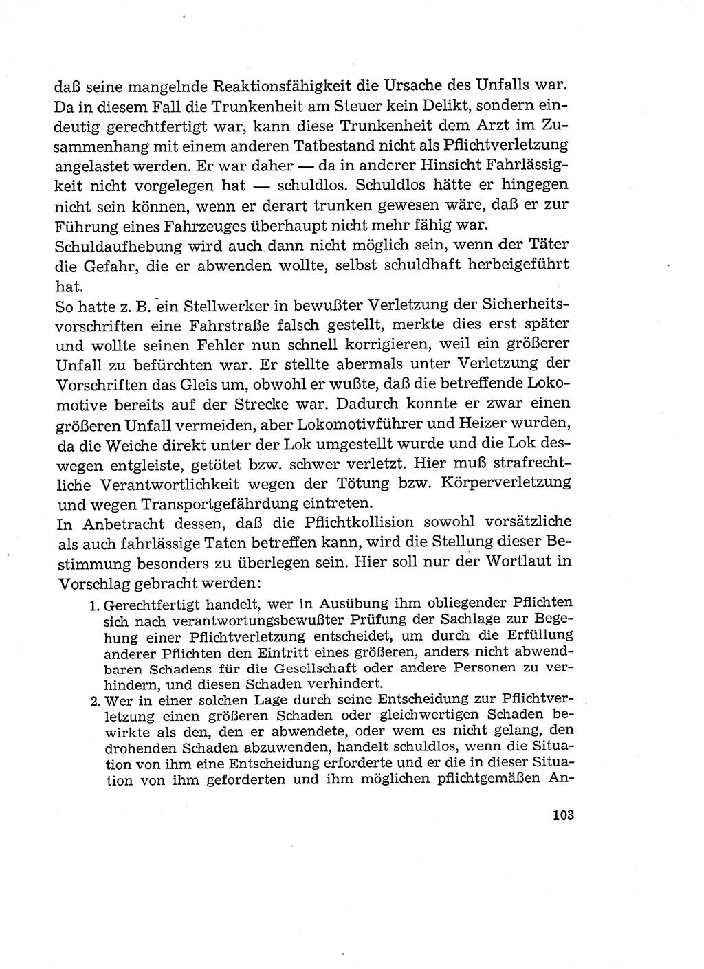 Verantwortung und Schuld im neuen Strafgesetzbuch (StGB) [Deutsche Demokratische Republik (DDR)] 1964, Seite 103 (Verantw. Sch. StGB DDR 1964, S. 103)