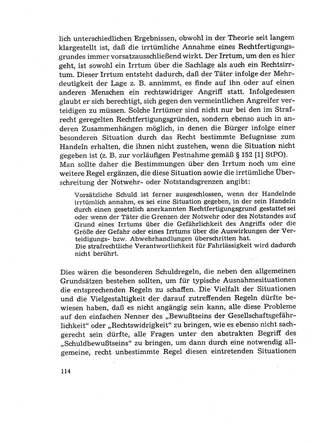Verantwortung und Schuld im neuen Strafgesetzbuch (StGB) [Deutsche Demokratische Republik (DDR)] 1964, Seite 114 (Verantw. Sch. StGB DDR 1964, S. 114)