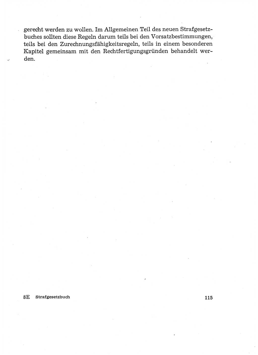 Verantwortung und Schuld im neuen Strafgesetzbuch (StGB) [Deutsche Demokratische Republik (DDR)] 1964, Seite 115 (Verantw. Sch. StGB DDR 1964, S. 115)