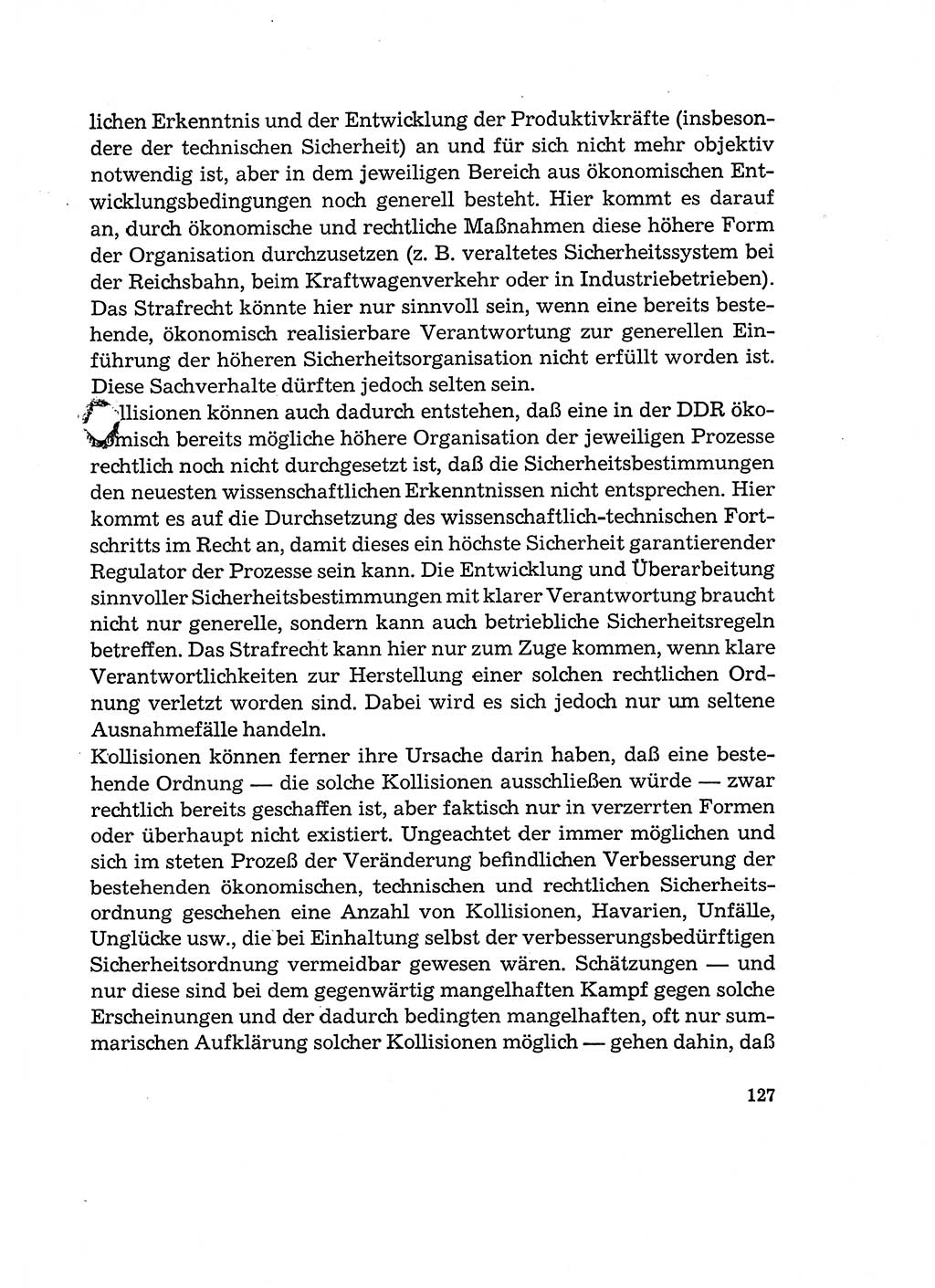 Verantwortung und Schuld im neuen Strafgesetzbuch (StGB) [Deutsche Demokratische Republik (DDR)] 1964, Seite 127 (Verantw. Sch. StGB DDR 1964, S. 127)