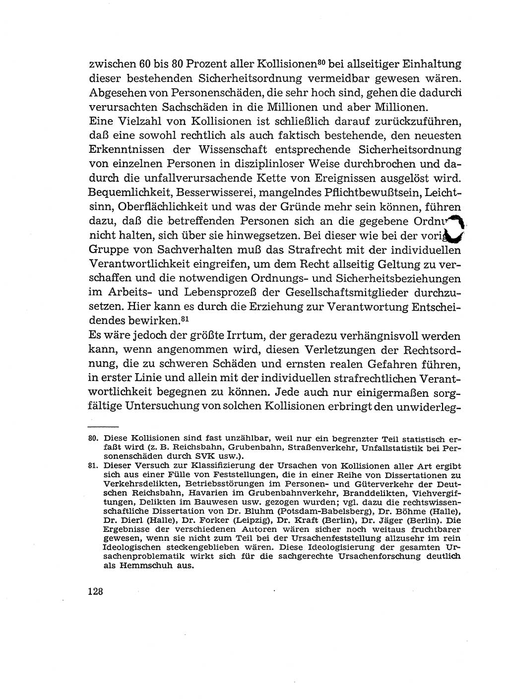 Verantwortung und Schuld im neuen Strafgesetzbuch (StGB) [Deutsche Demokratische Republik (DDR)] 1964, Seite 128 (Verantw. Sch. StGB DDR 1964, S. 128)