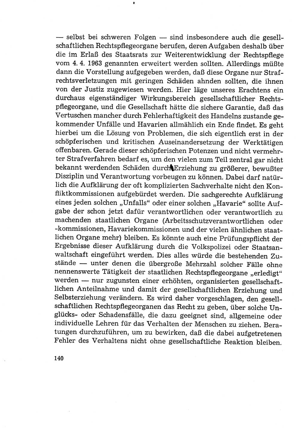 Verantwortung und Schuld im neuen Strafgesetzbuch (StGB) [Deutsche Demokratische Republik (DDR)] 1964, Seite 140 (Verantw. Sch. StGB DDR 1964, S. 140)