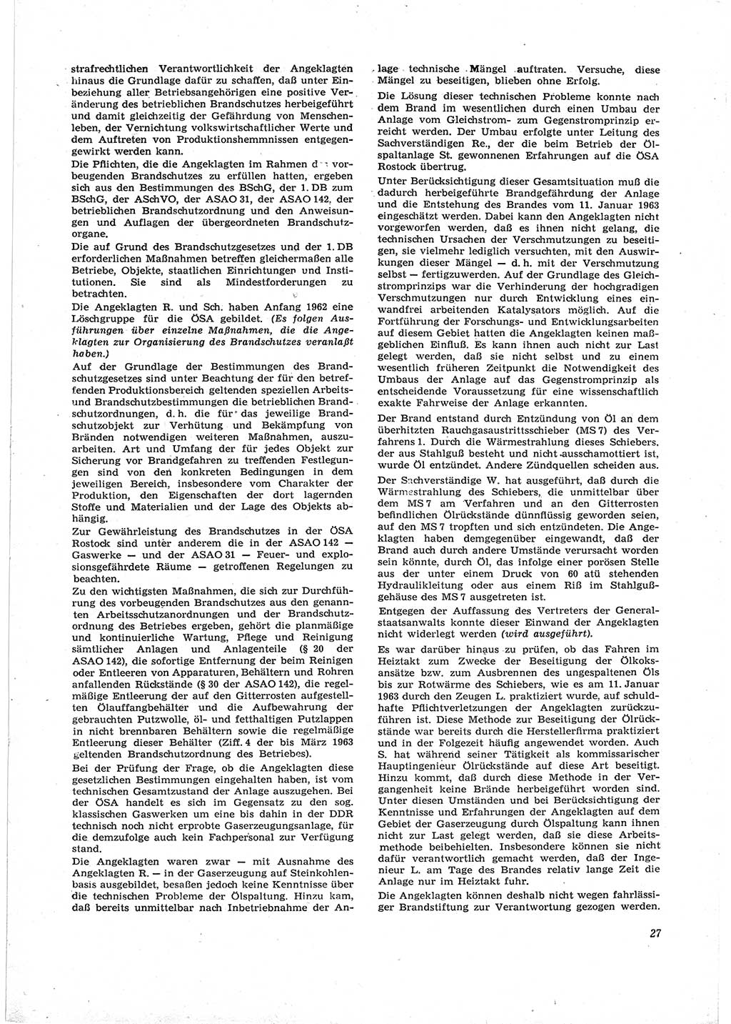 Neue Justiz (NJ), Zeitschrift für Recht und Rechtswissenschaft [Deutsche Demokratische Republik (DDR)], 18. Jahrgang 1964, Seite 27 (NJ DDR 1964, S. 27)