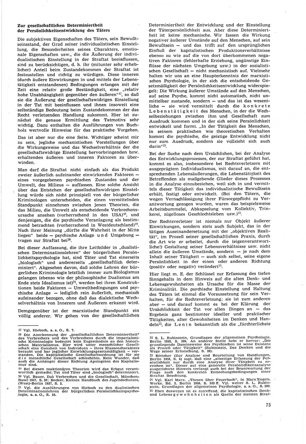 Neue Justiz (NJ), Zeitschrift für Recht und Rechtswissenschaft [Deutsche Demokratische Republik (DDR)], 18. Jahrgang 1964, Seite 75 (NJ DDR 1964, S. 75)