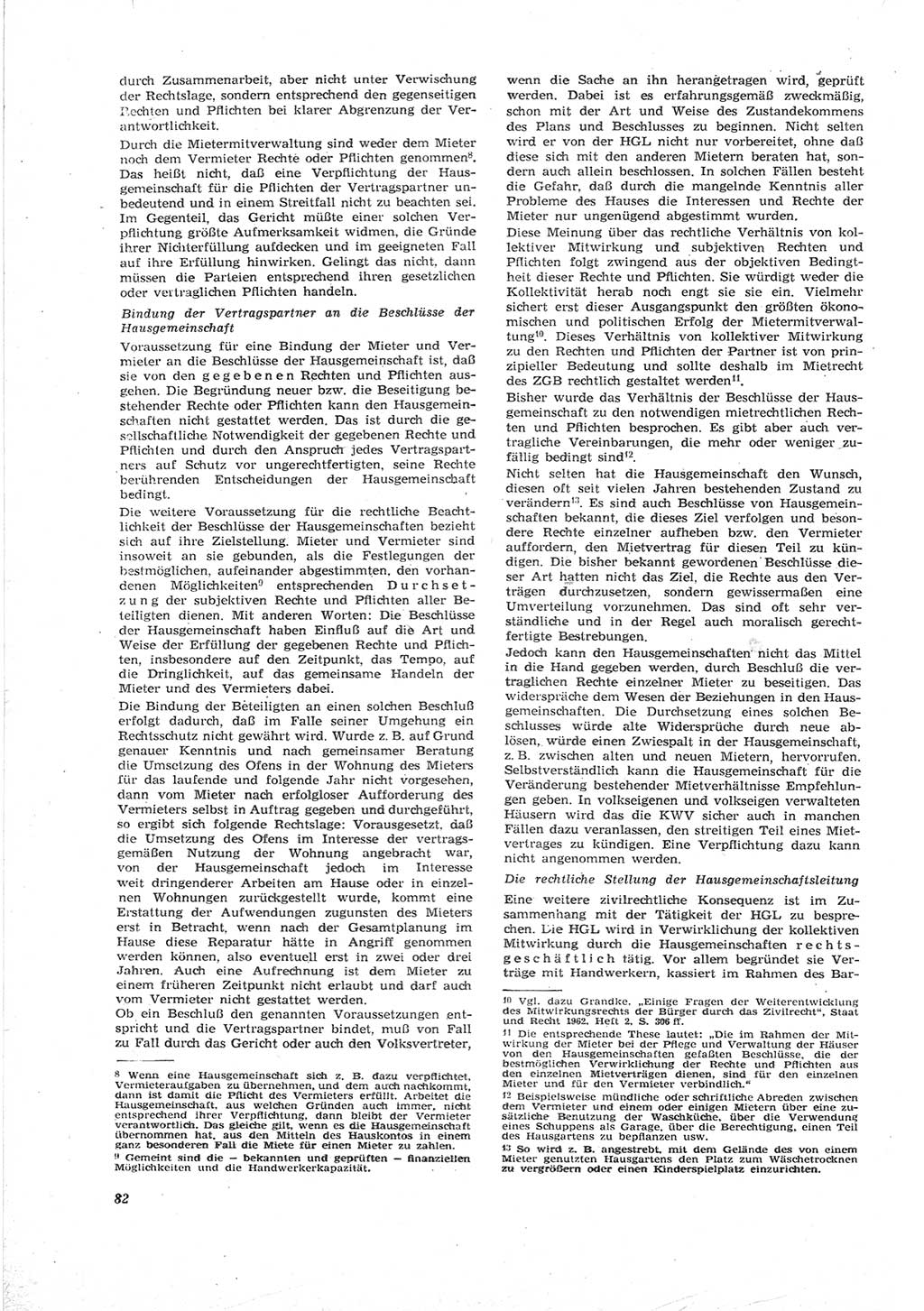 Neue Justiz (NJ), Zeitschrift für Recht und Rechtswissenschaft [Deutsche Demokratische Republik (DDR)], 18. Jahrgang 1964, Seite 82 (NJ DDR 1964, S. 82)