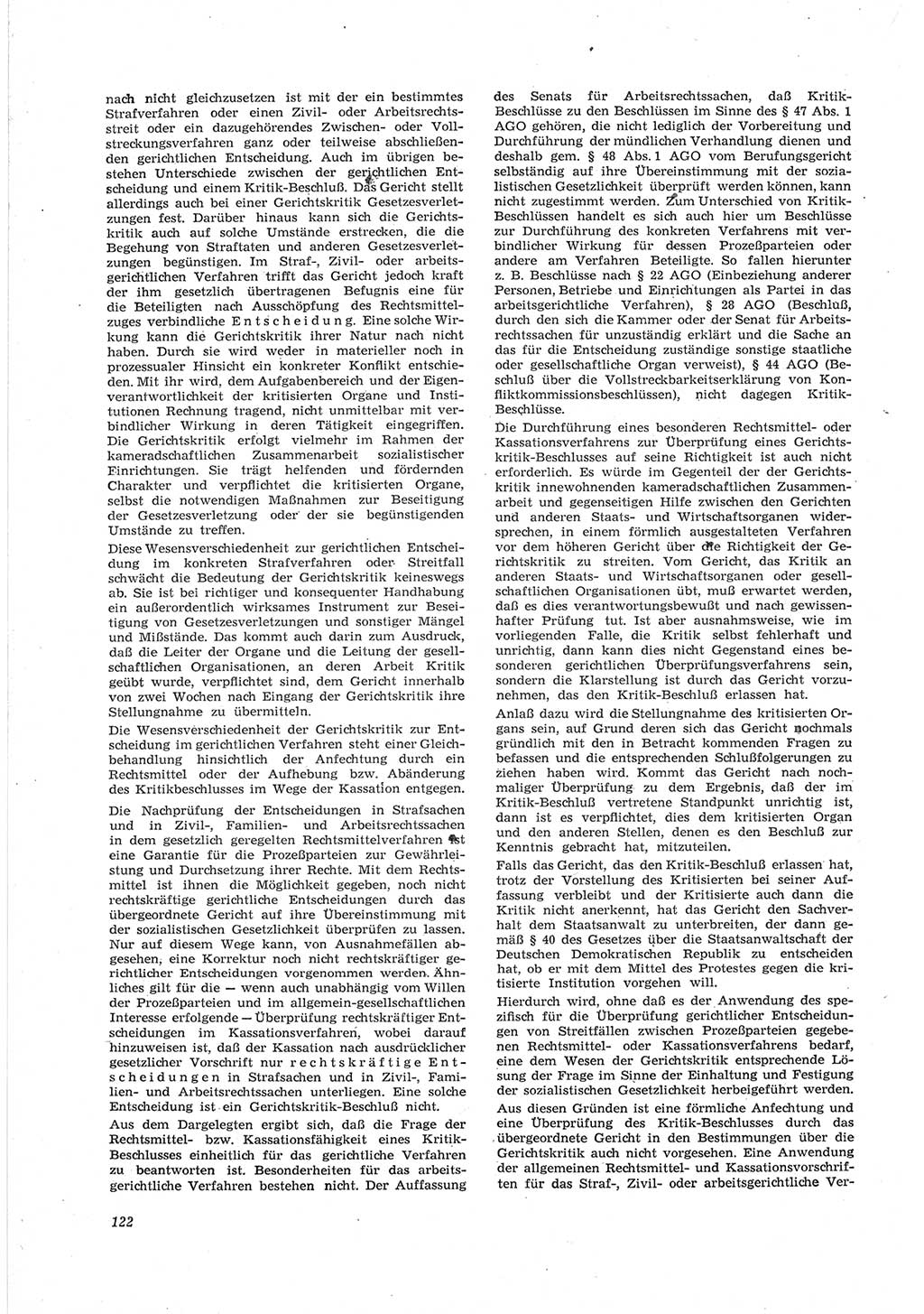 Neue Justiz (NJ), Zeitschrift für Recht und Rechtswissenschaft [Deutsche Demokratische Republik (DDR)], 18. Jahrgang 1964, Seite 122 (NJ DDR 1964, S. 122)