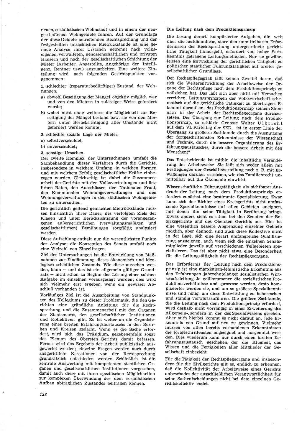 Neue Justiz (NJ), Zeitschrift für Recht und Rechtswissenschaft [Deutsche Demokratische Republik (DDR)], 18. Jahrgang 1964, Seite 132 (NJ DDR 1964, S. 132)